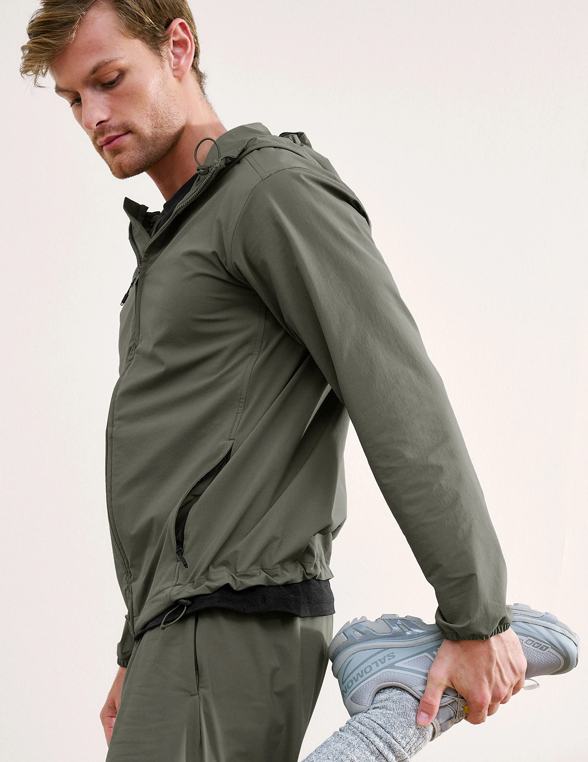 AirLite Men's Hooded Full Zip Jacket - Image 5