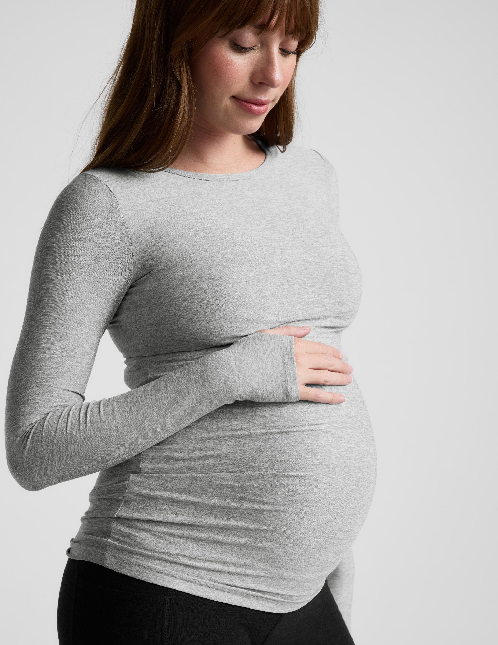 Featherweight Count On Me Maternity Crew Pullover - Image 2
