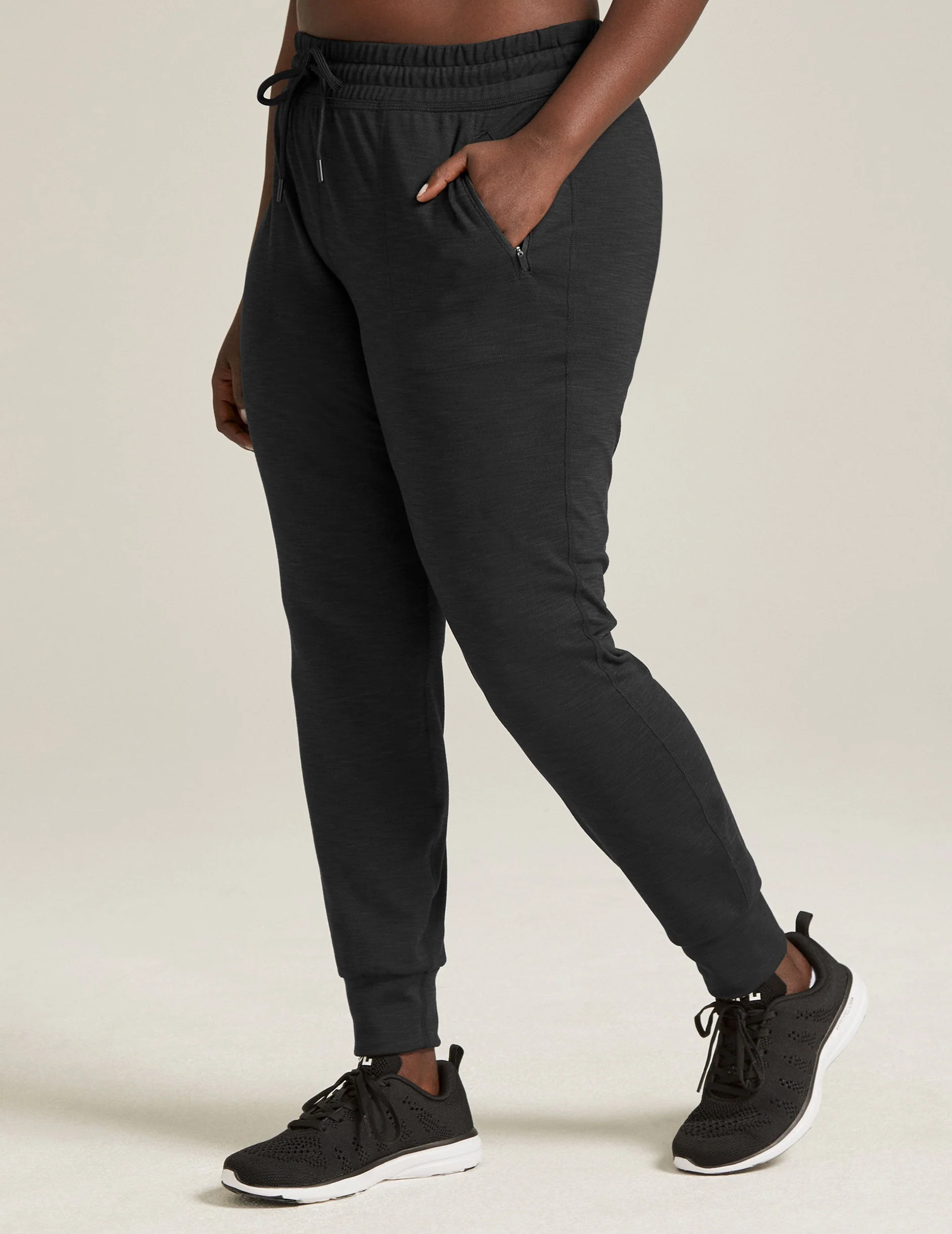 Heather Rib Street Jogger - Image 7