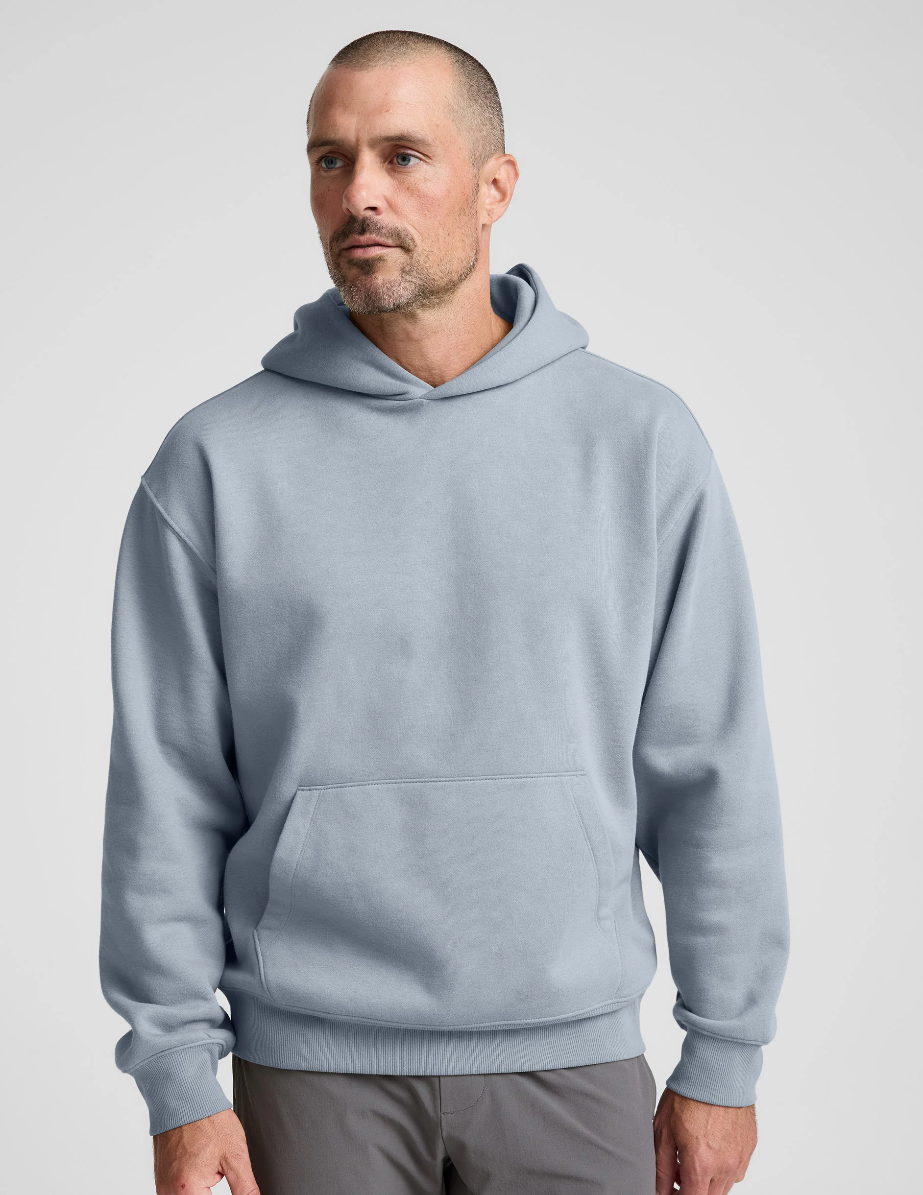 LuxeFleece Classic Men's Hoodie - Image 2