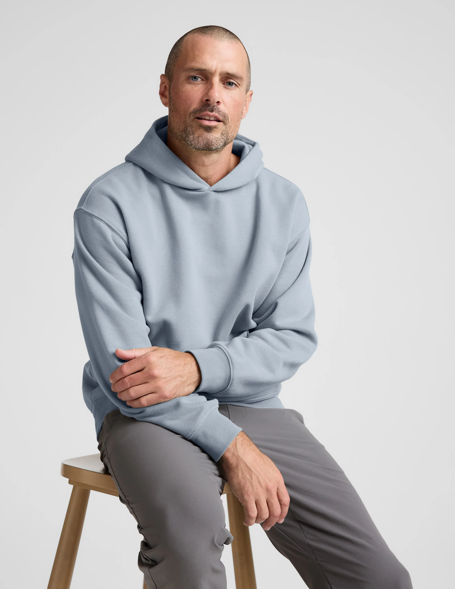 LuxeFleece Classic Men's Hoodie - Image 4