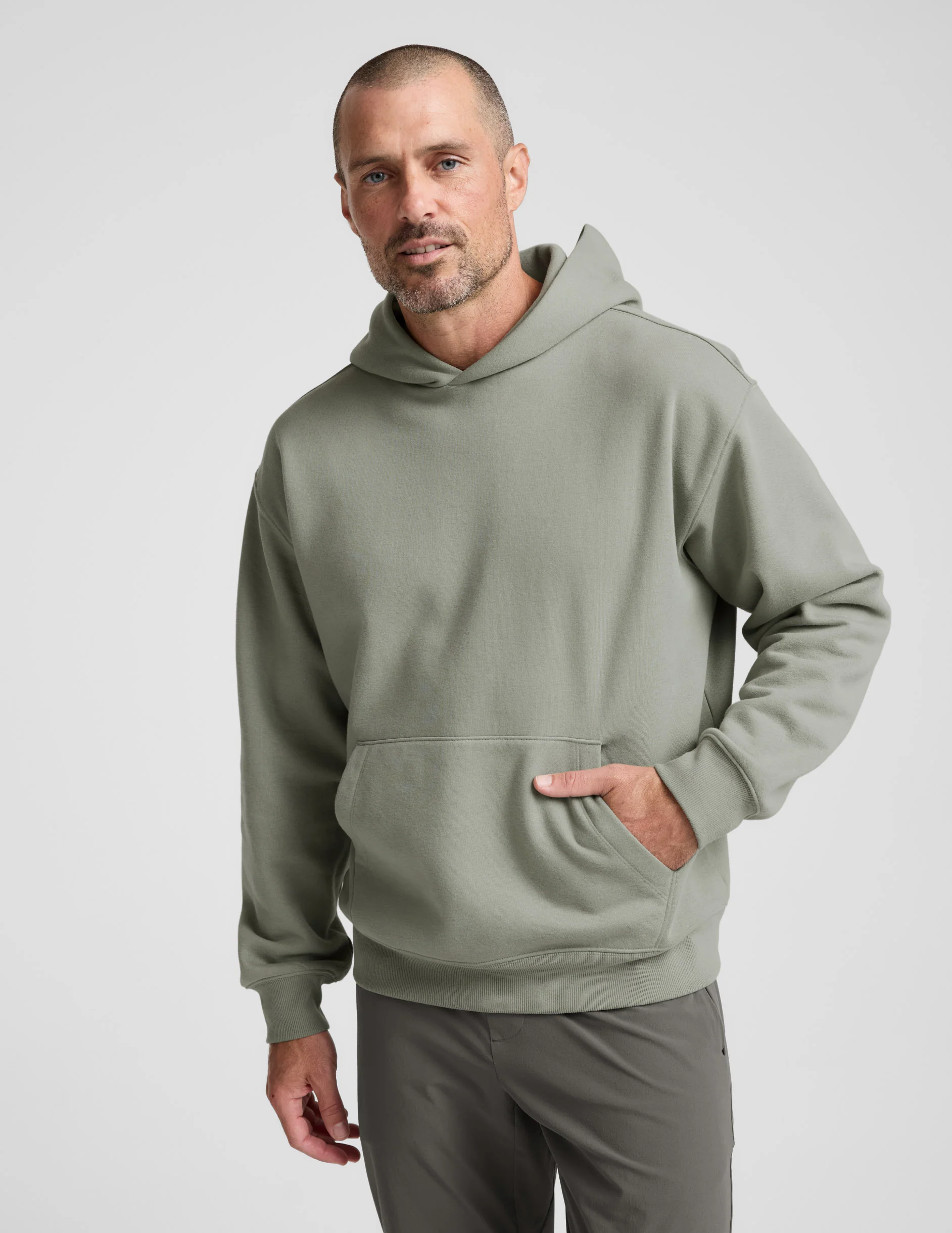 LuxeFleece Classic Men's Hoodie - Image 2