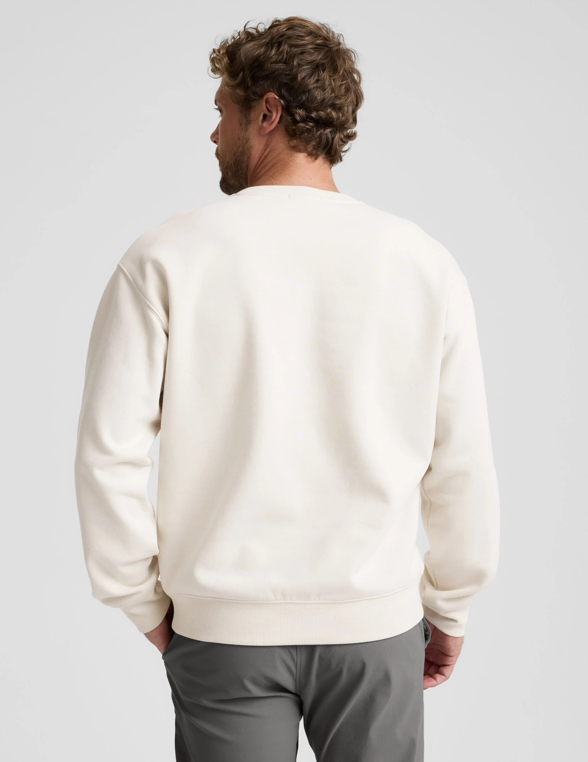LuxeFleece Men's Crewneck Pullover - Image 5