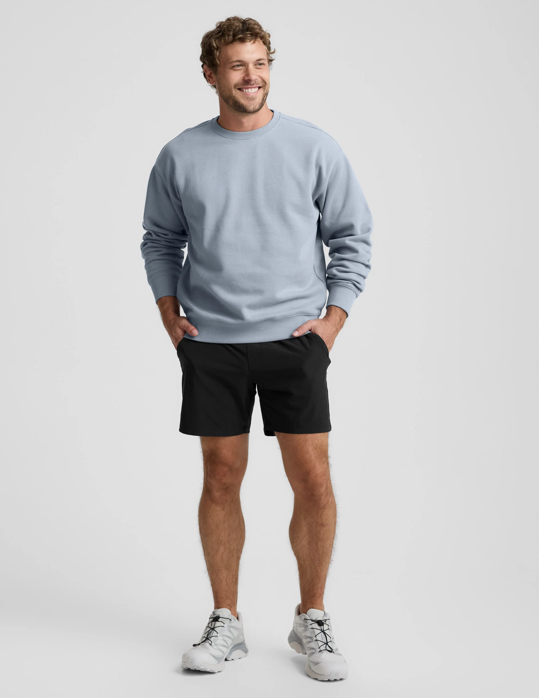LuxeFleece Men's Crewneck Pullover - Image 3