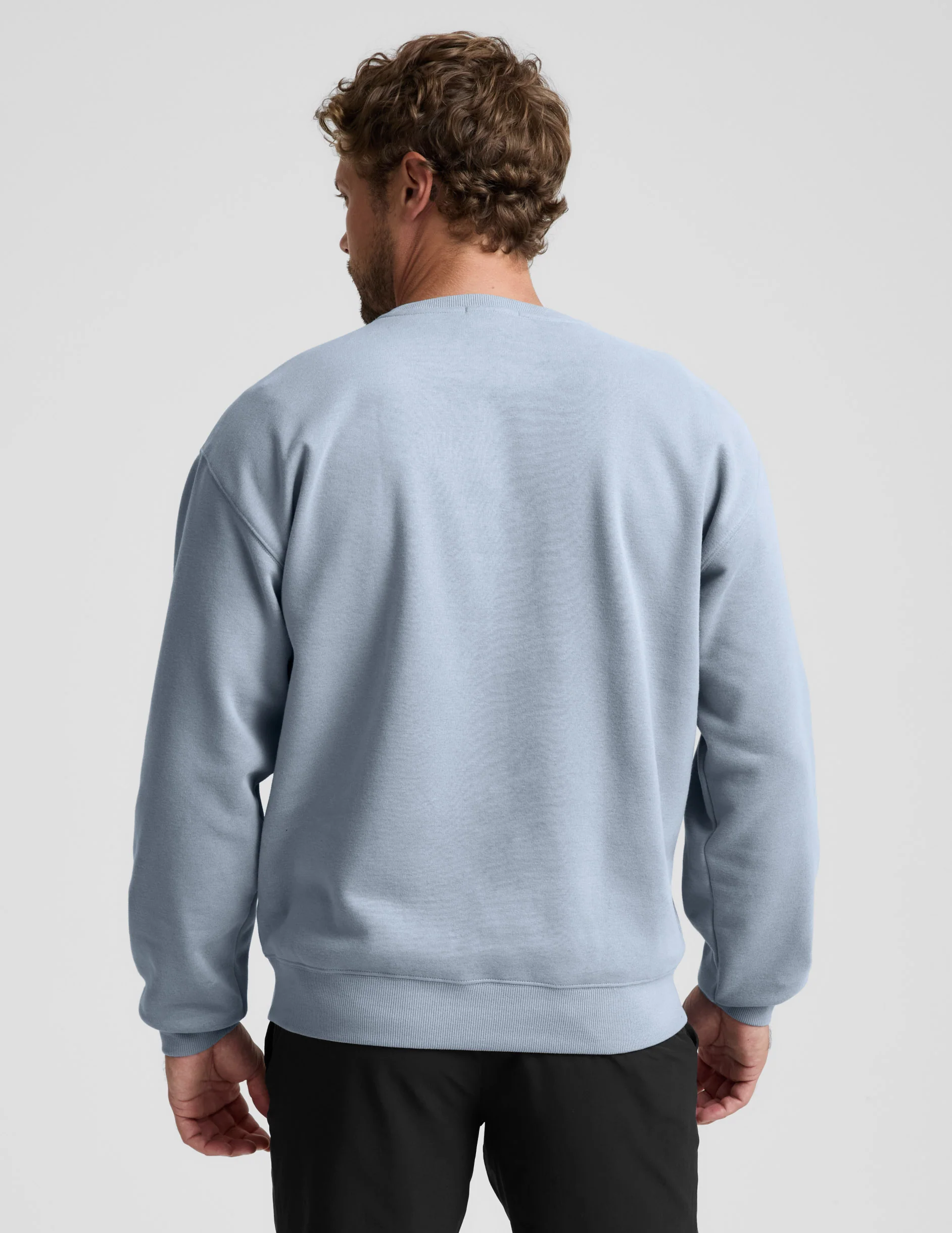 LuxeFleece Men's Crewneck Pullover - Image 4