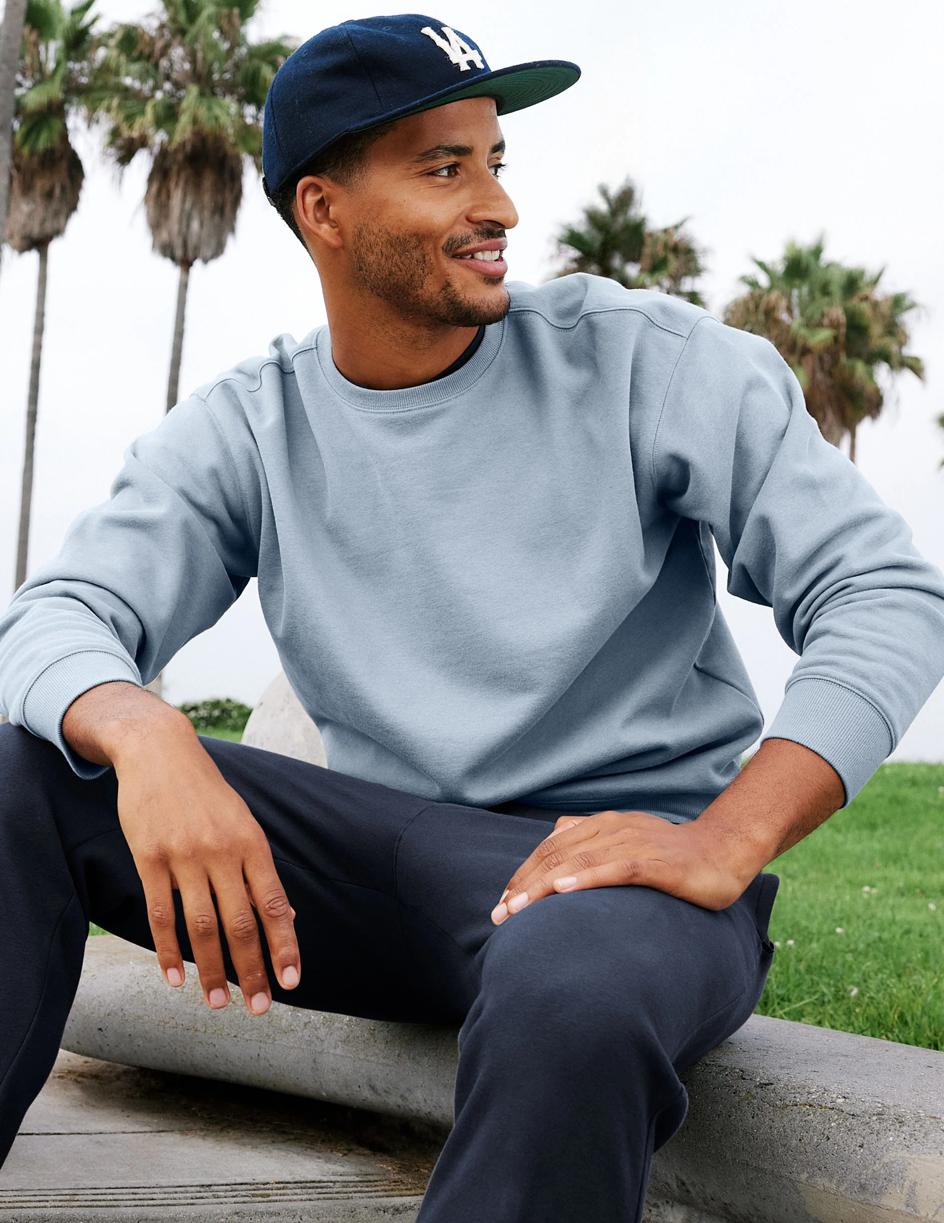 LuxeFleece Men's Crewneck Pullover - Image 5