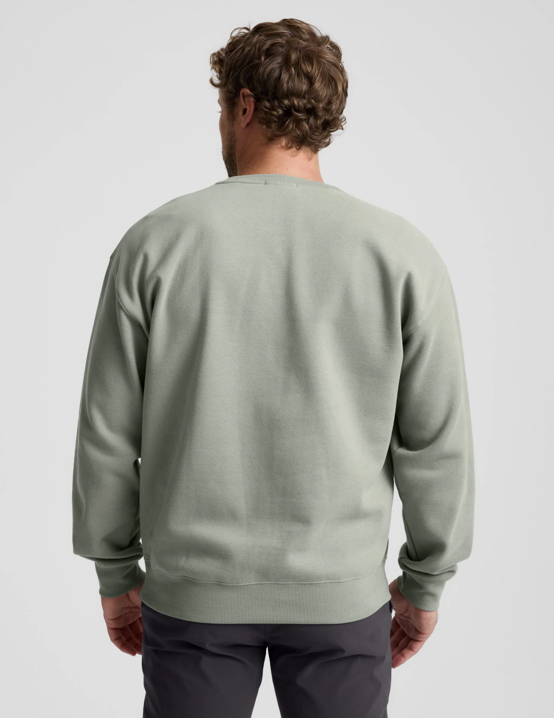 LuxeFleece Men's Crewneck Pullover - Image 4
