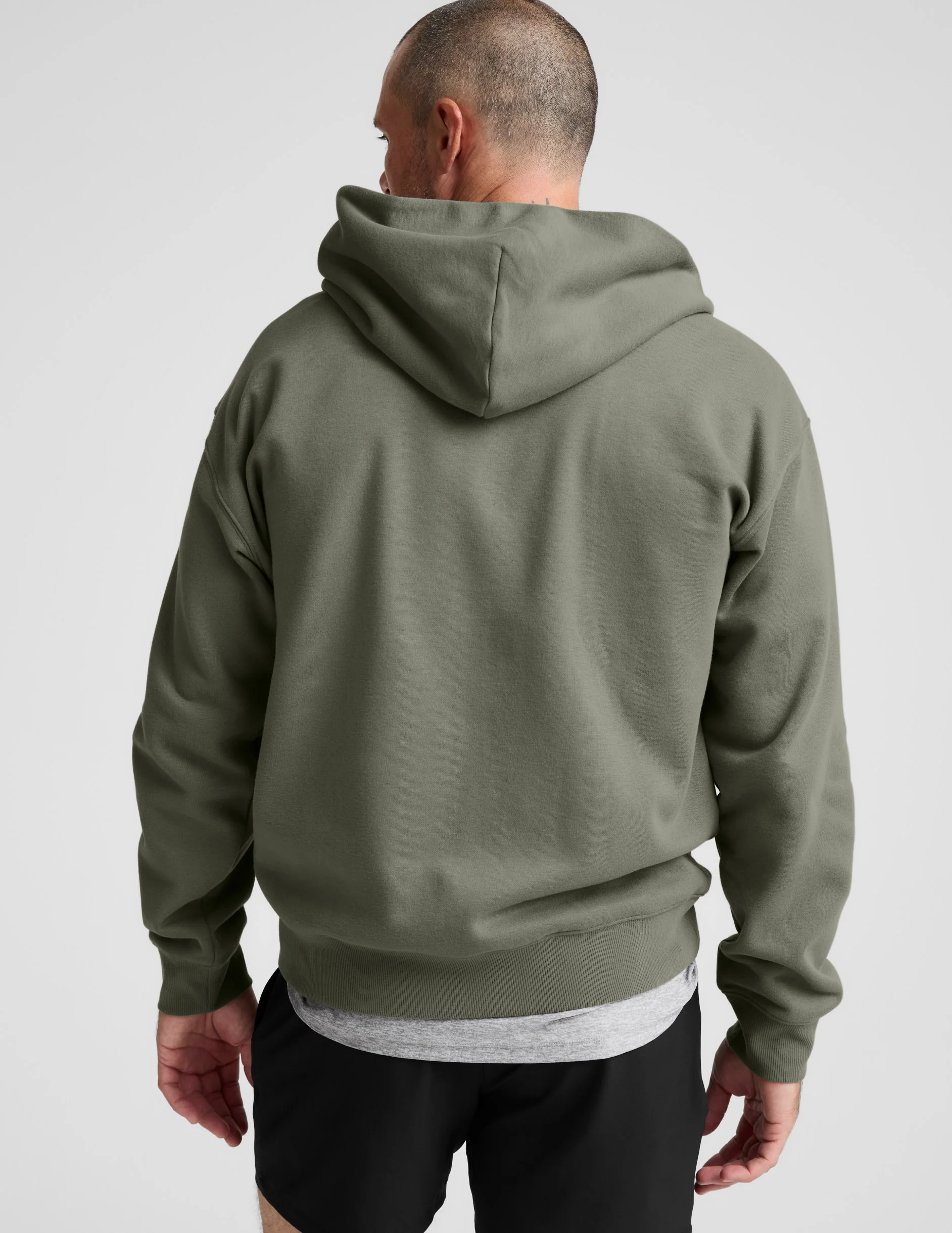 LuxeFleece Men's Full Zip Hoodie - Image 2