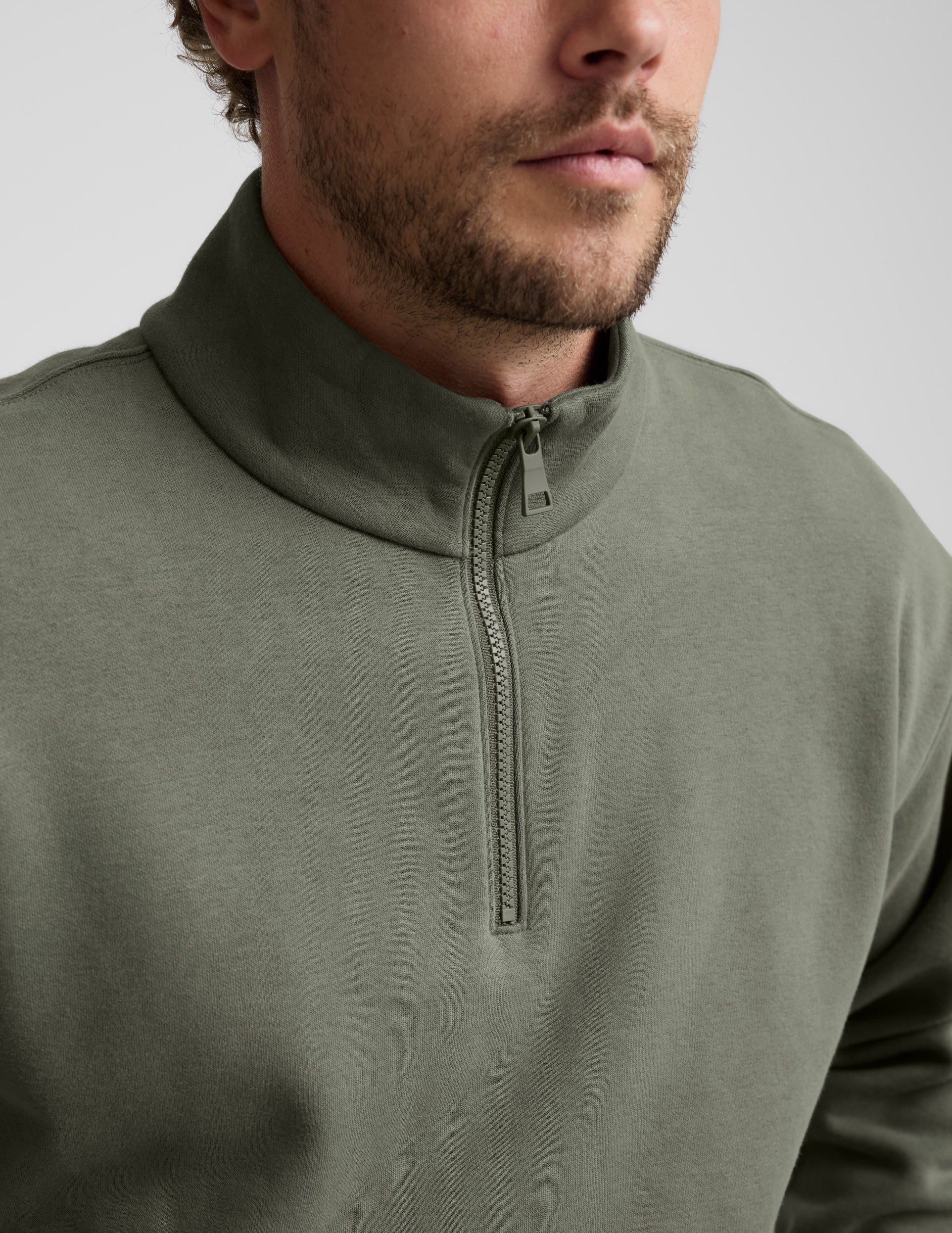 LuxeFleece Men's Half Zip Pullover - Image 4