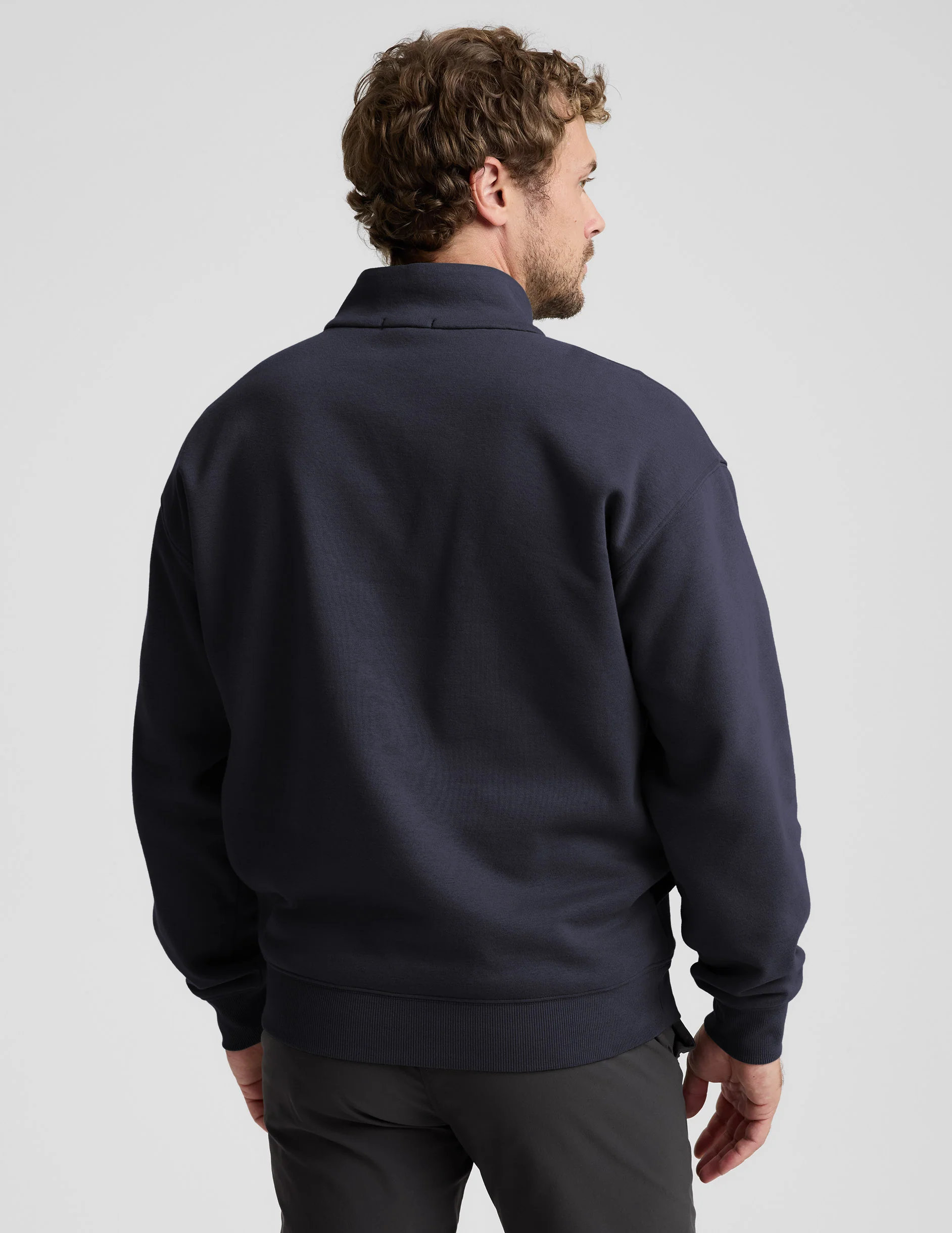 LuxeFleece Men's Half Zip Pullover - Image 2