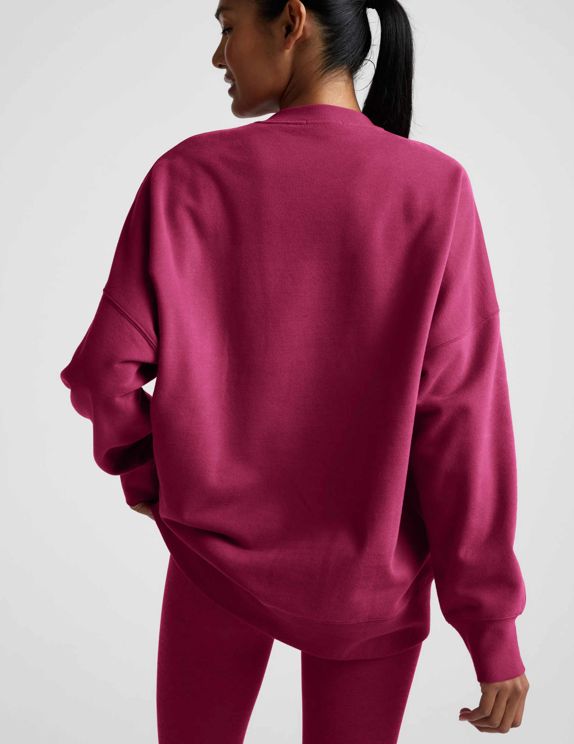 LuxeFleece Oversized Sweatshirt - Image 4