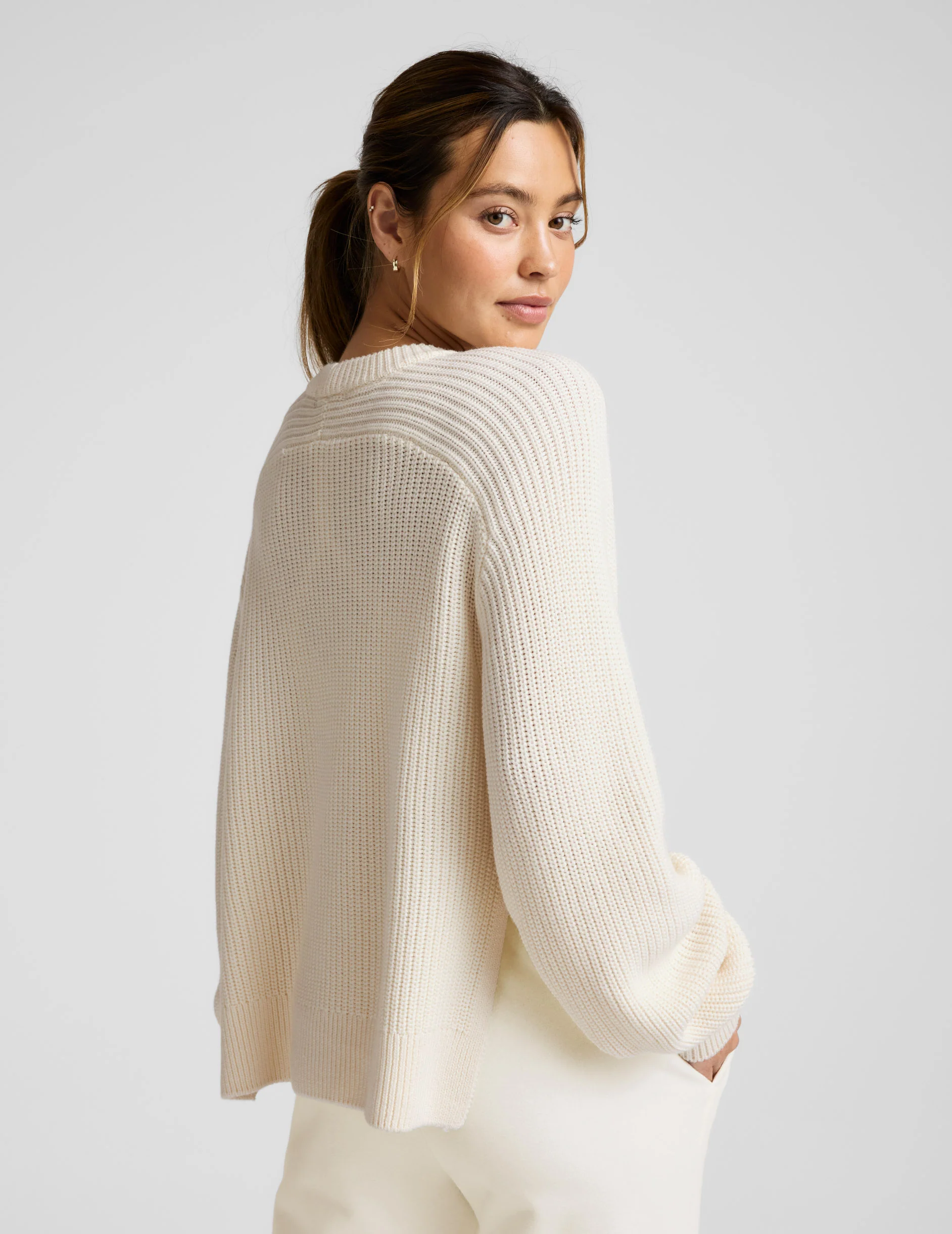 Ready For Anywhere Hi Lo Sweater - Image 4