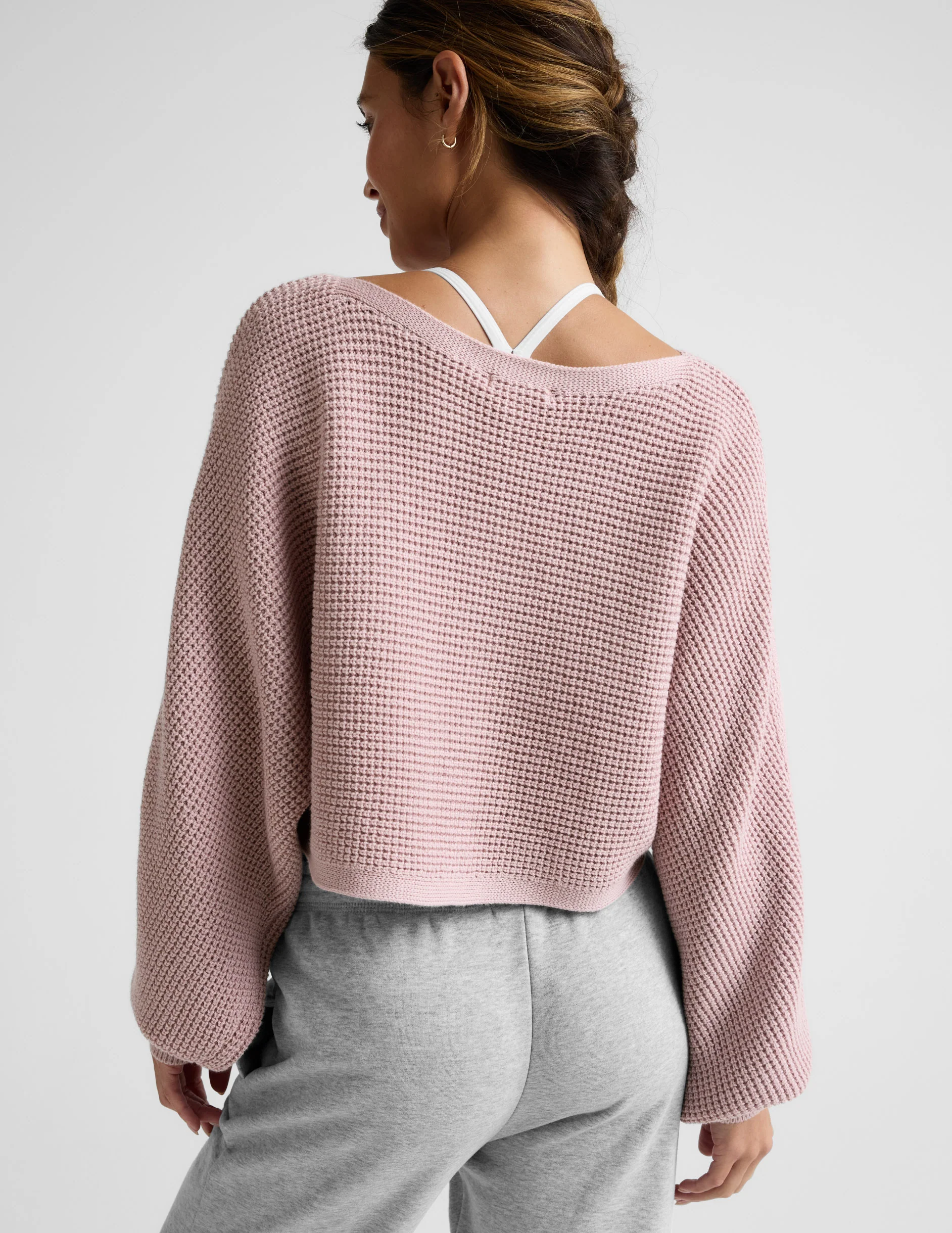 Ready For Barre Cropped Sweater - Image 4