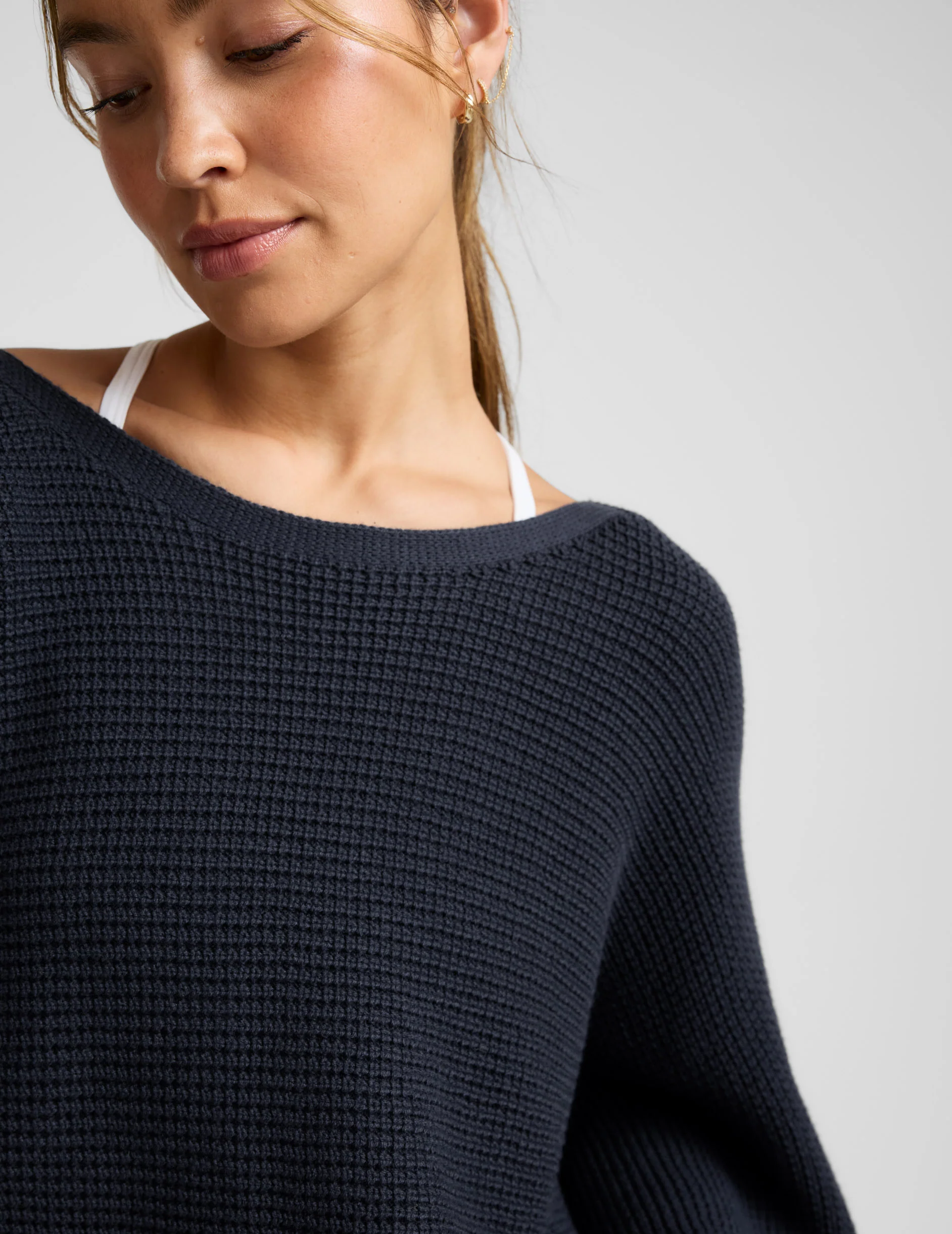 Ready For Barre Cropped Sweater - Image 3