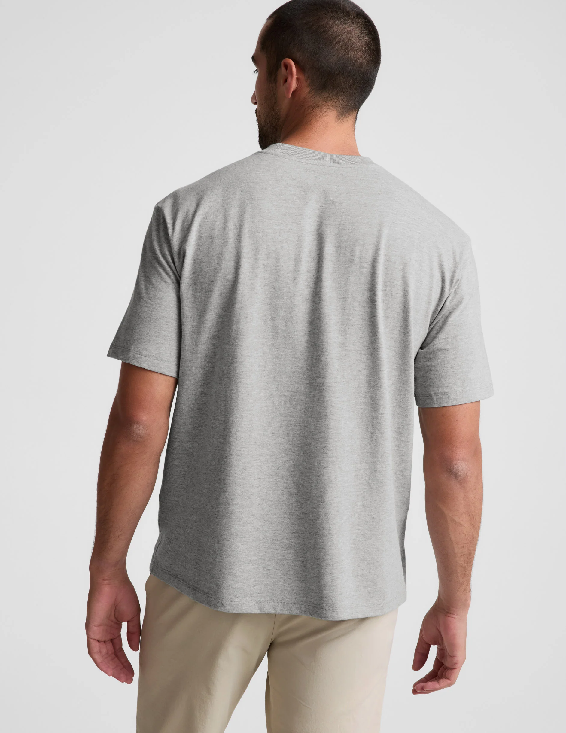 SoftKnit Men's Cotton Tee - Image 3