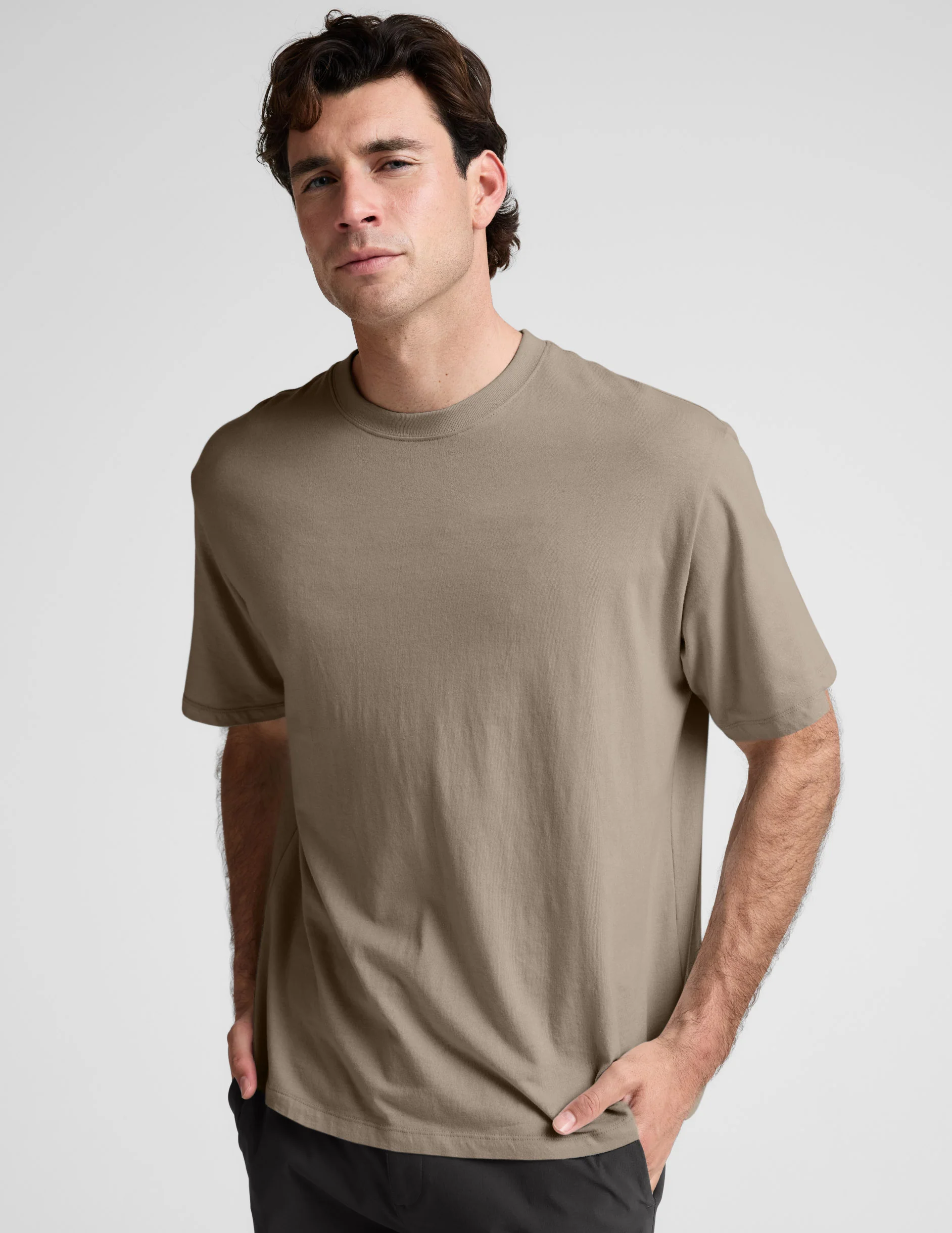 SoftKnit Men's Cotton Tee - Image 3