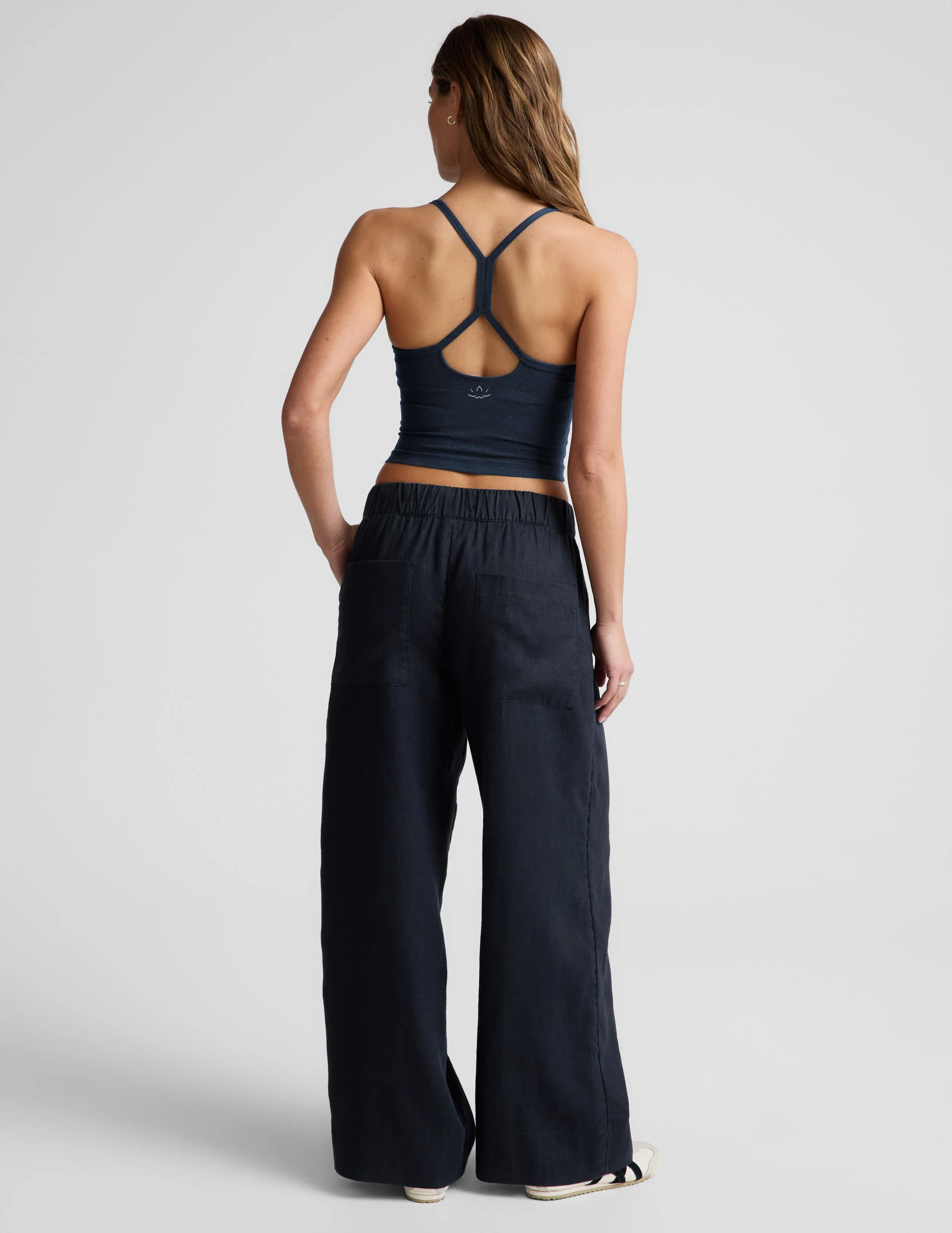 SoftWash Linen Easy Wide Leg Pant 29" - Image 5