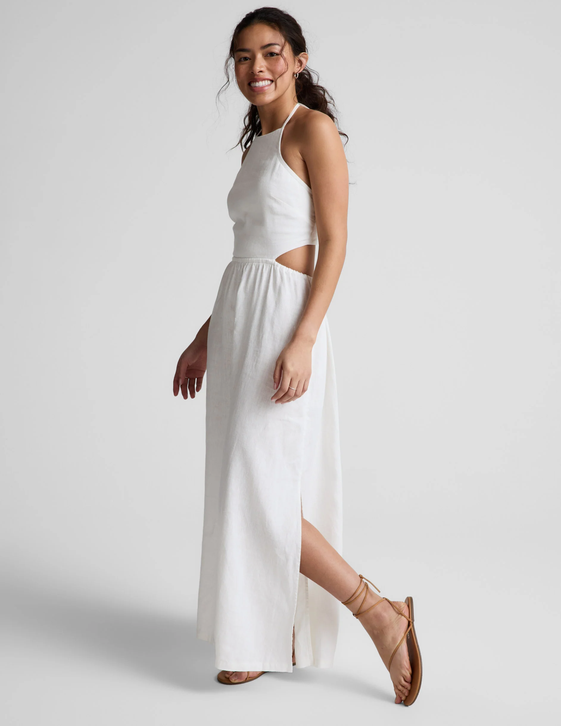SoftWash Linen Halter Dress - Image 4