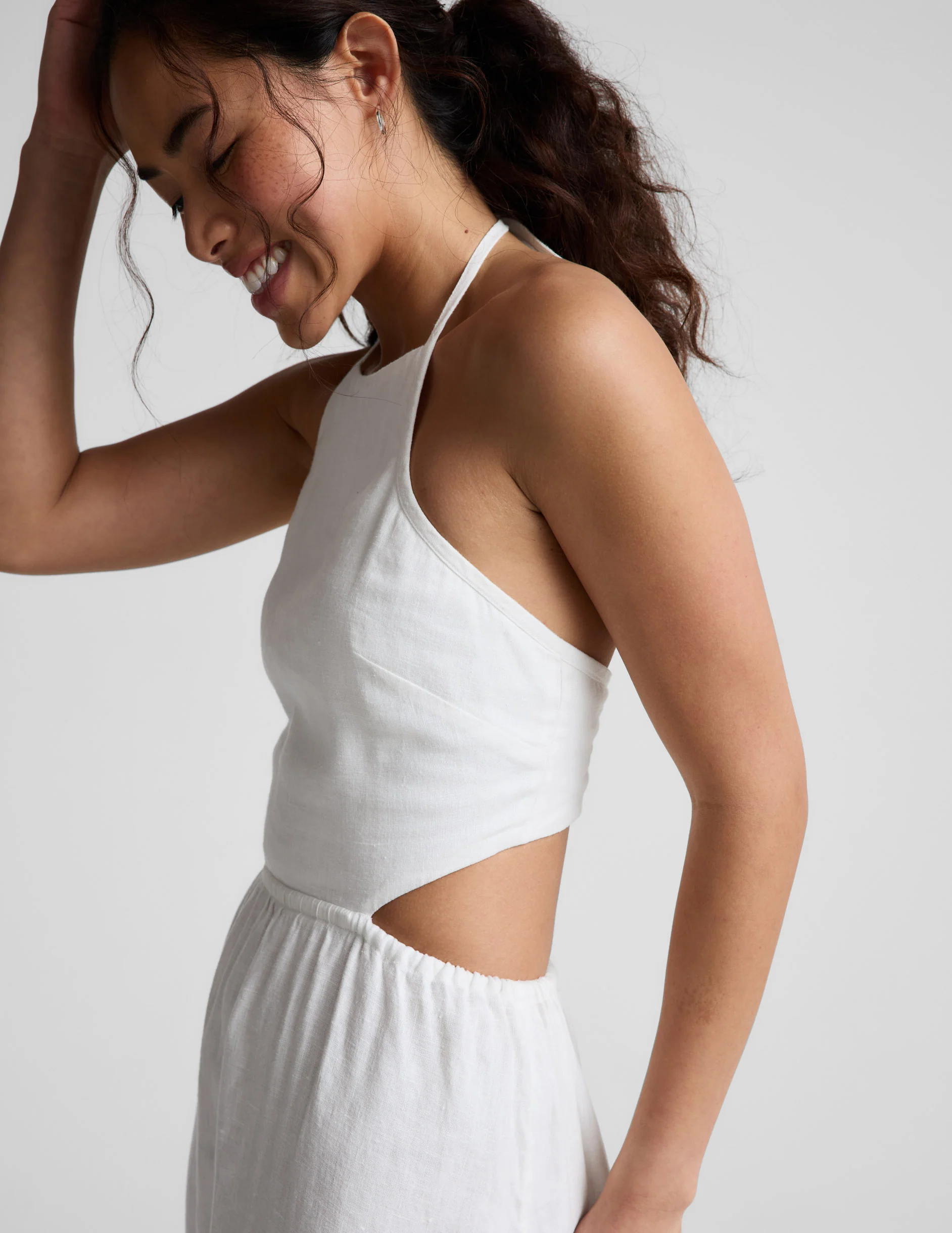 SoftWash Linen Halter Dress - Image 5