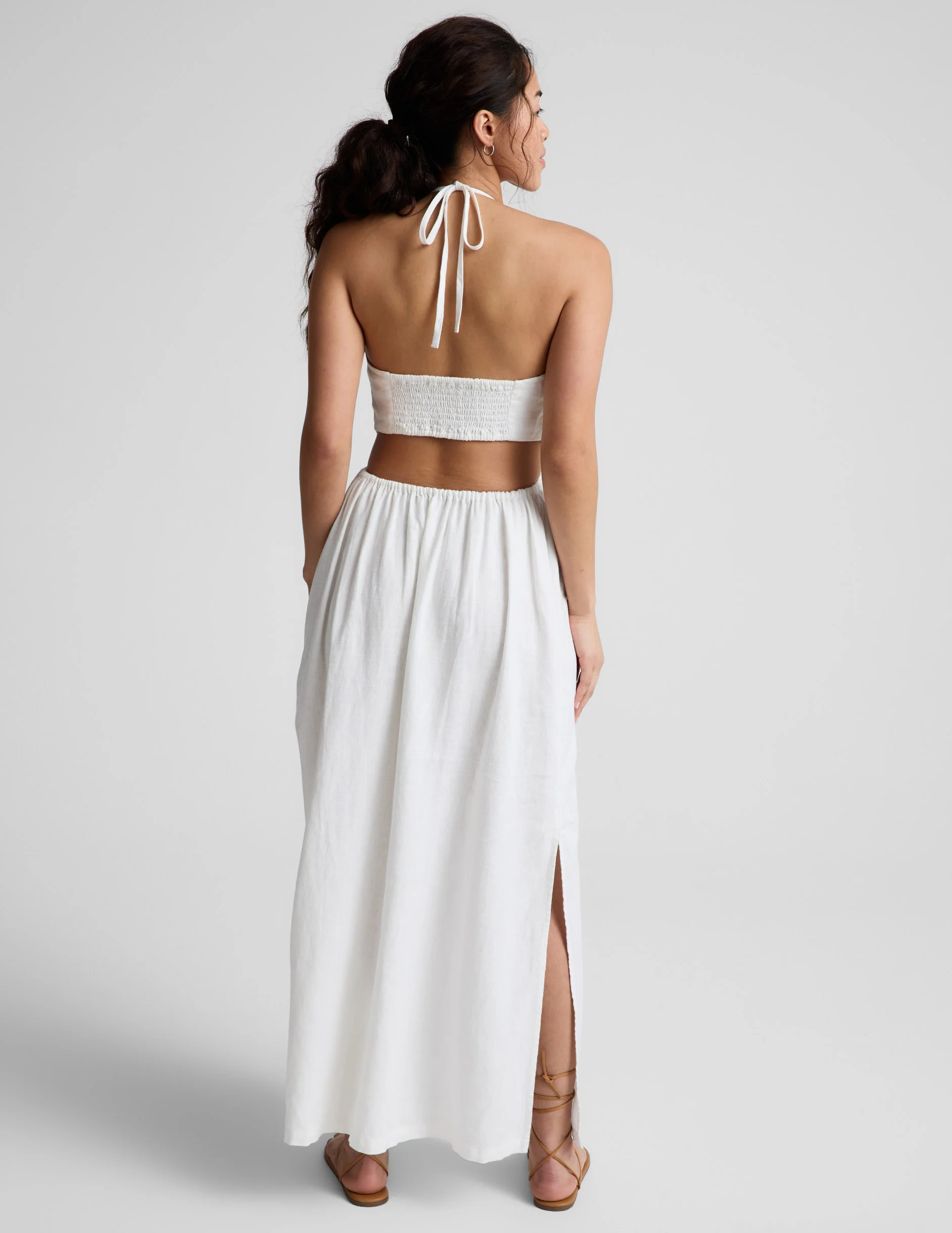 SoftWash Linen Halter Dress - Image 7