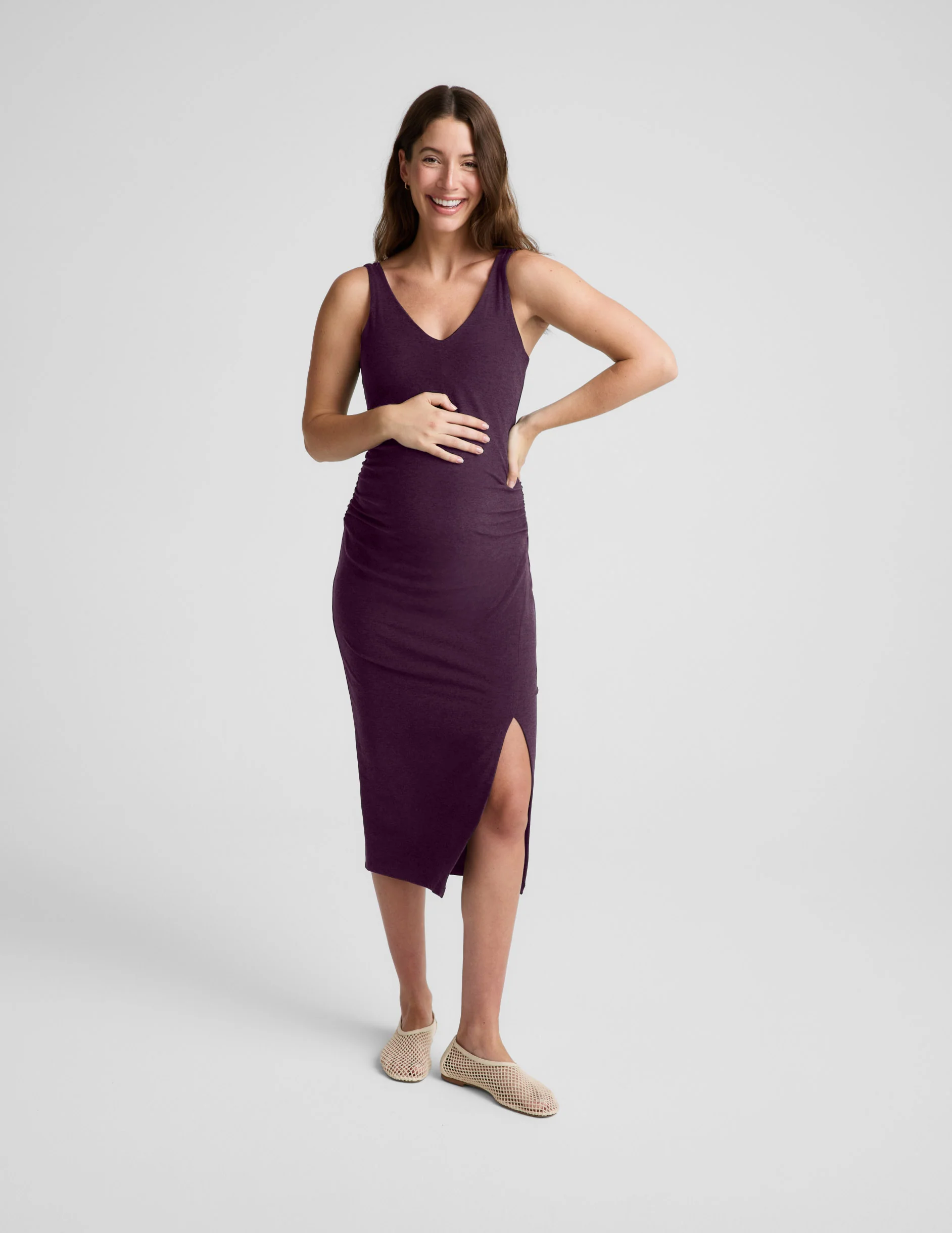 Spacedye Inspire Maternity Midi Dress - Image 2