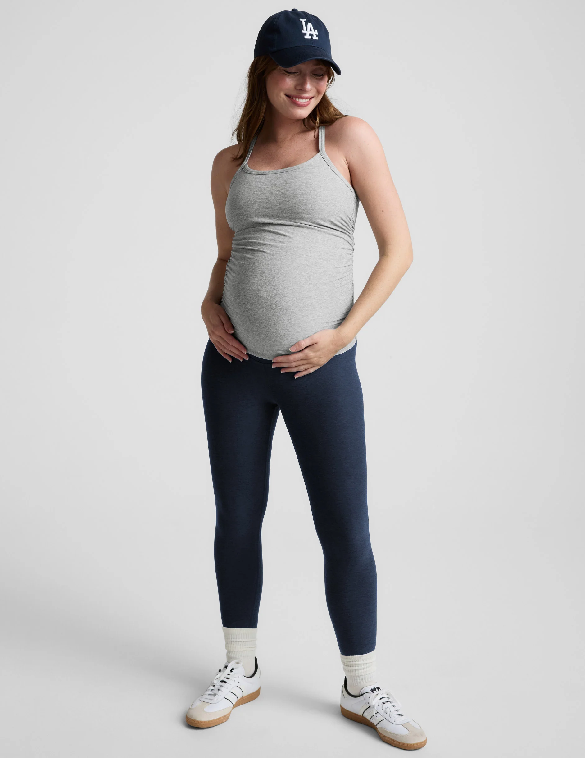Spacedye Keep Your Cool Maternity Slim Racerback Tank - Image 4