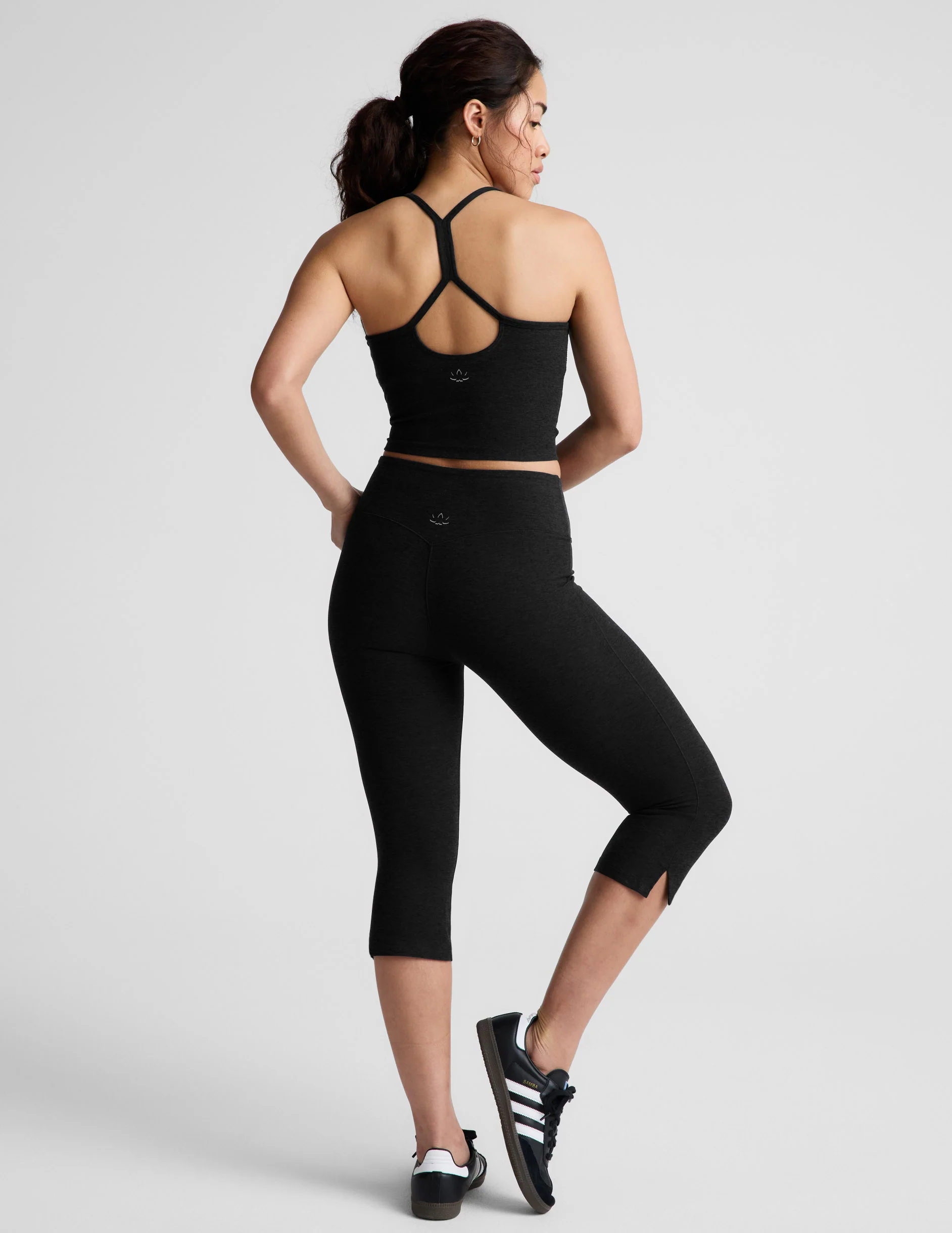 Spacedye Mid-Rise Slit Pedal Pusher Legging - Image 3