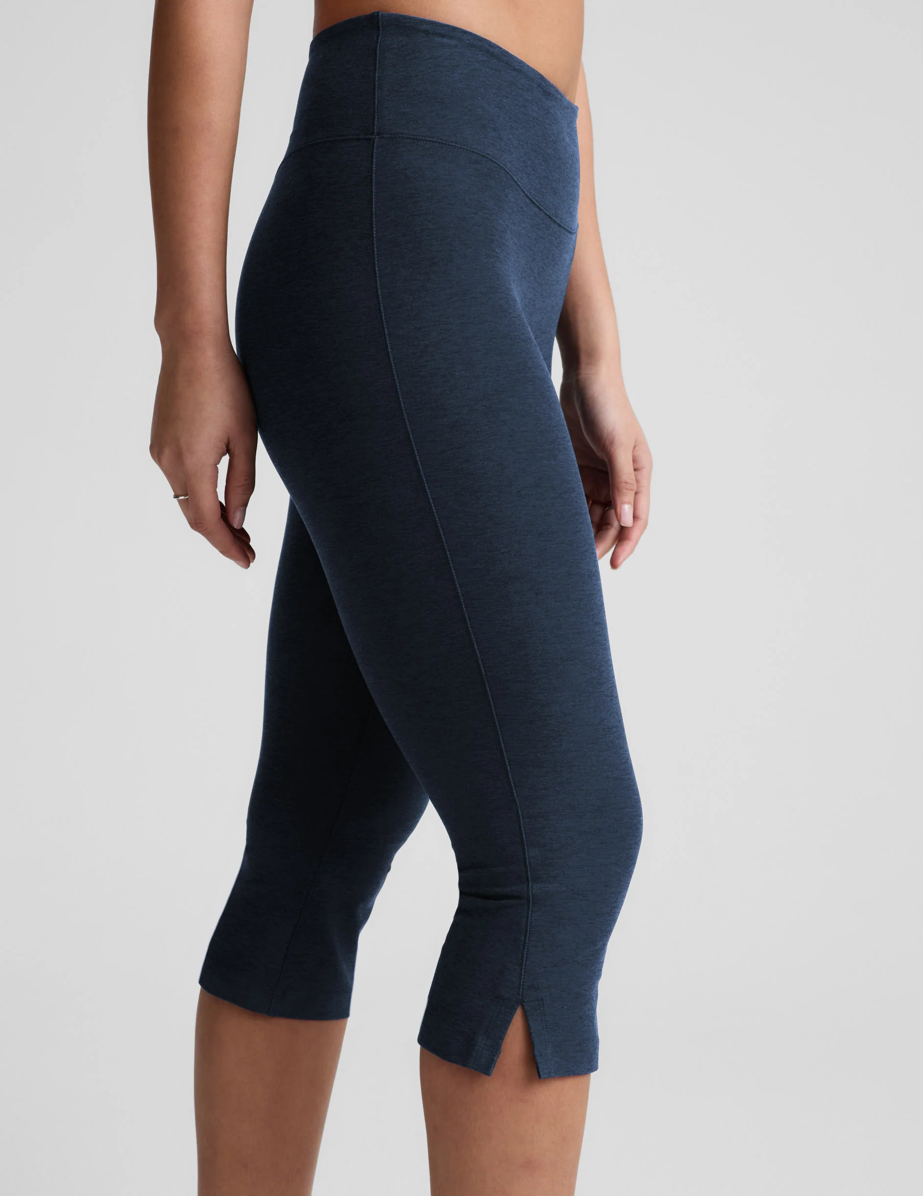 Spacedye Mid-Rise Slit Pedal Pusher Legging - Image 3