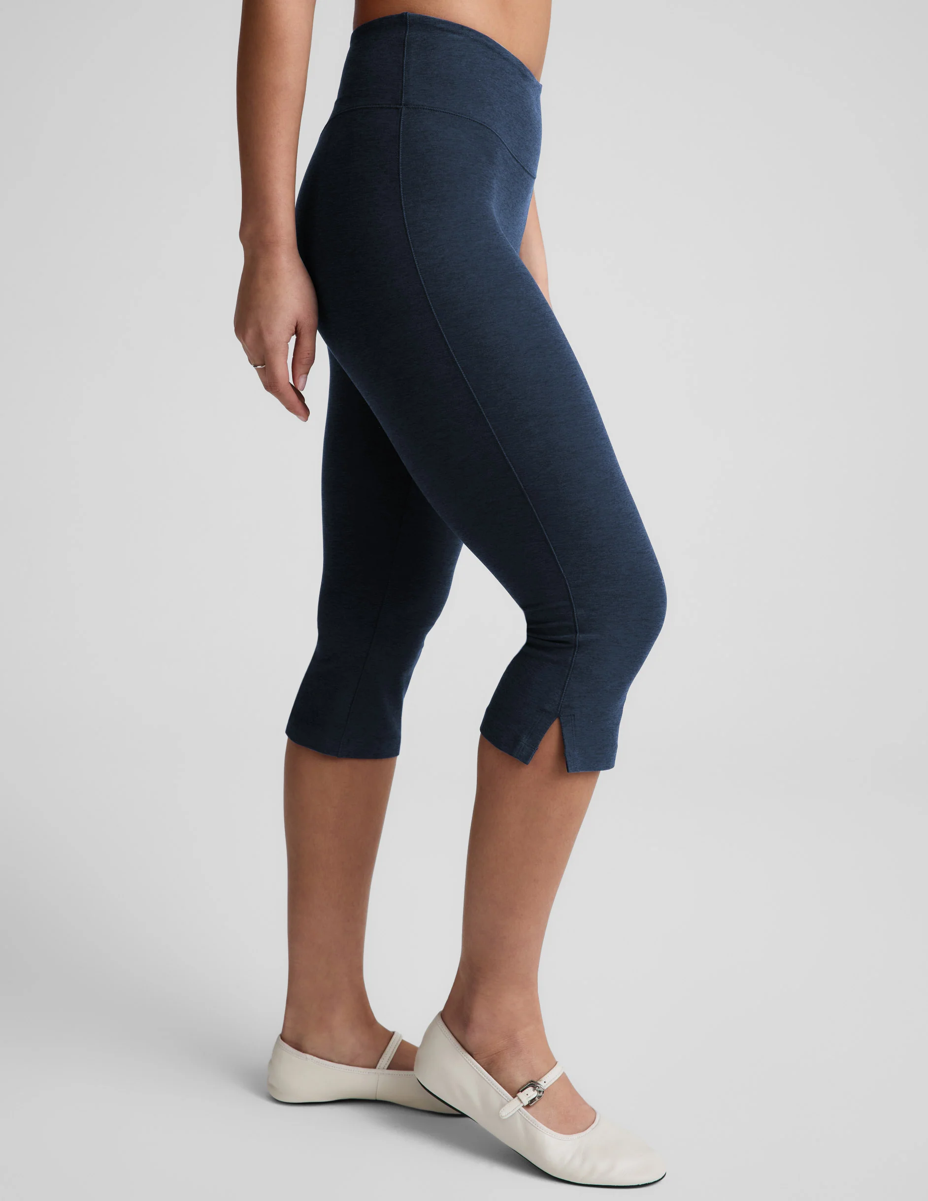 Spacedye Mid-Rise Slit Pedal Pusher Legging - Image 4
