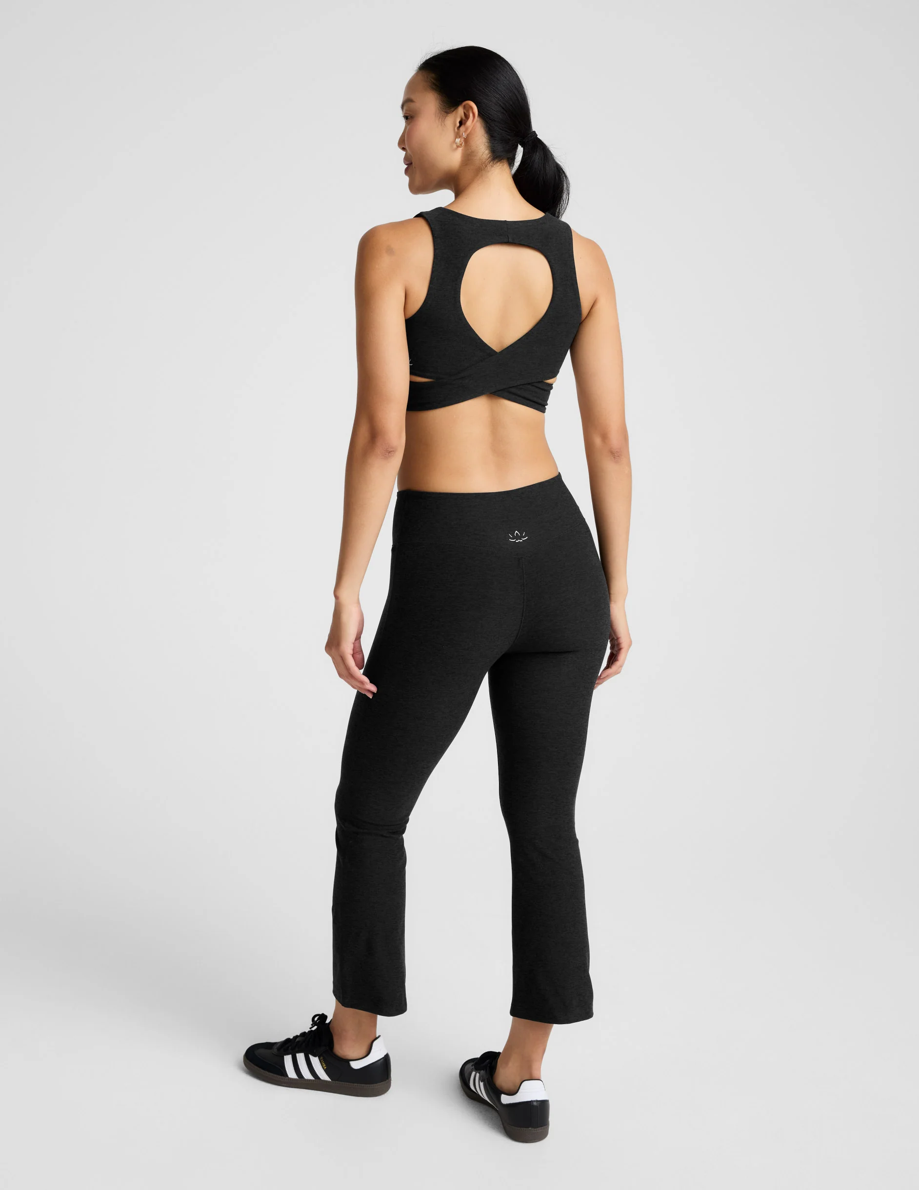 Spacedye Pintuck Kick Flare High Waisted Pant - Image 4