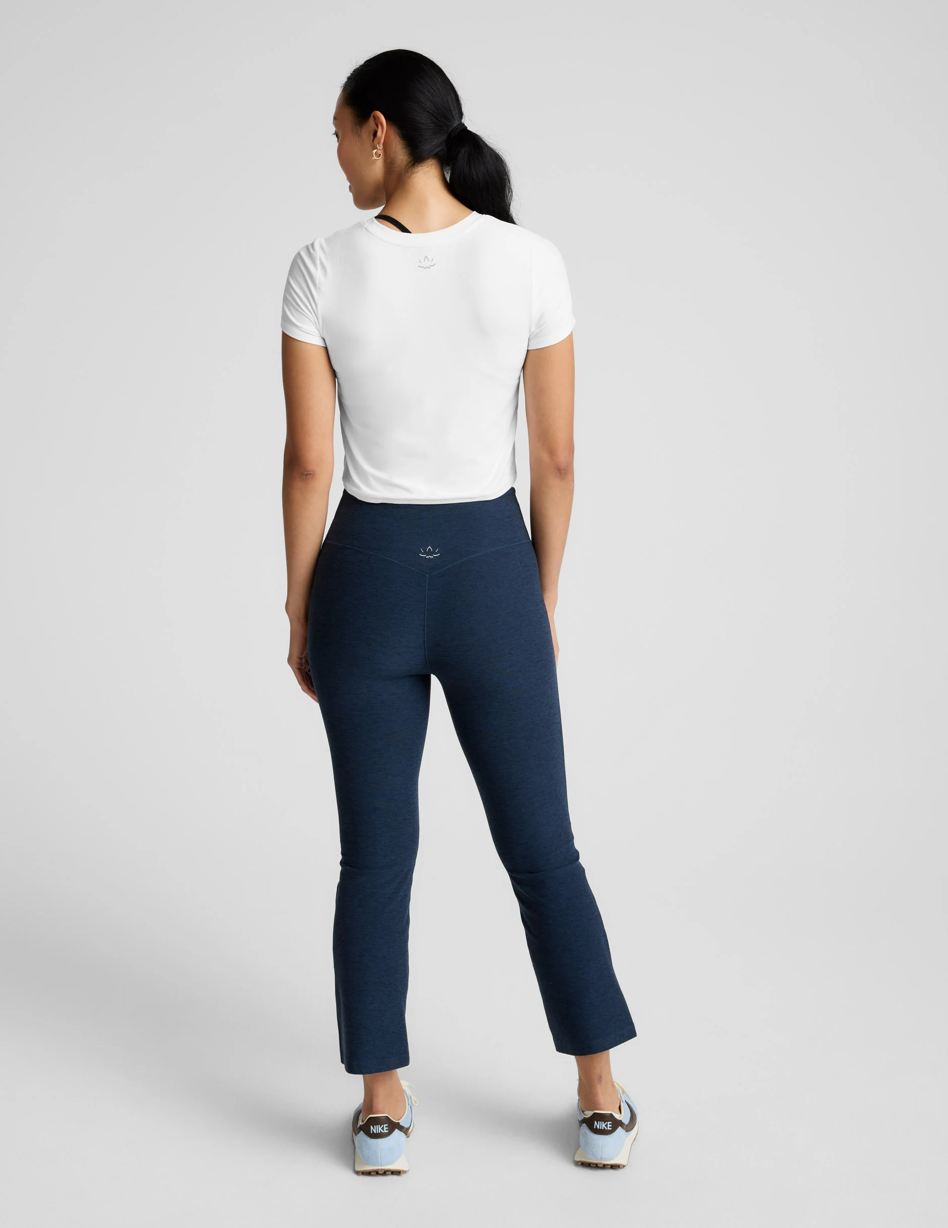 Spacedye Pintuck Kick Flare High Waisted Pant - Image 4