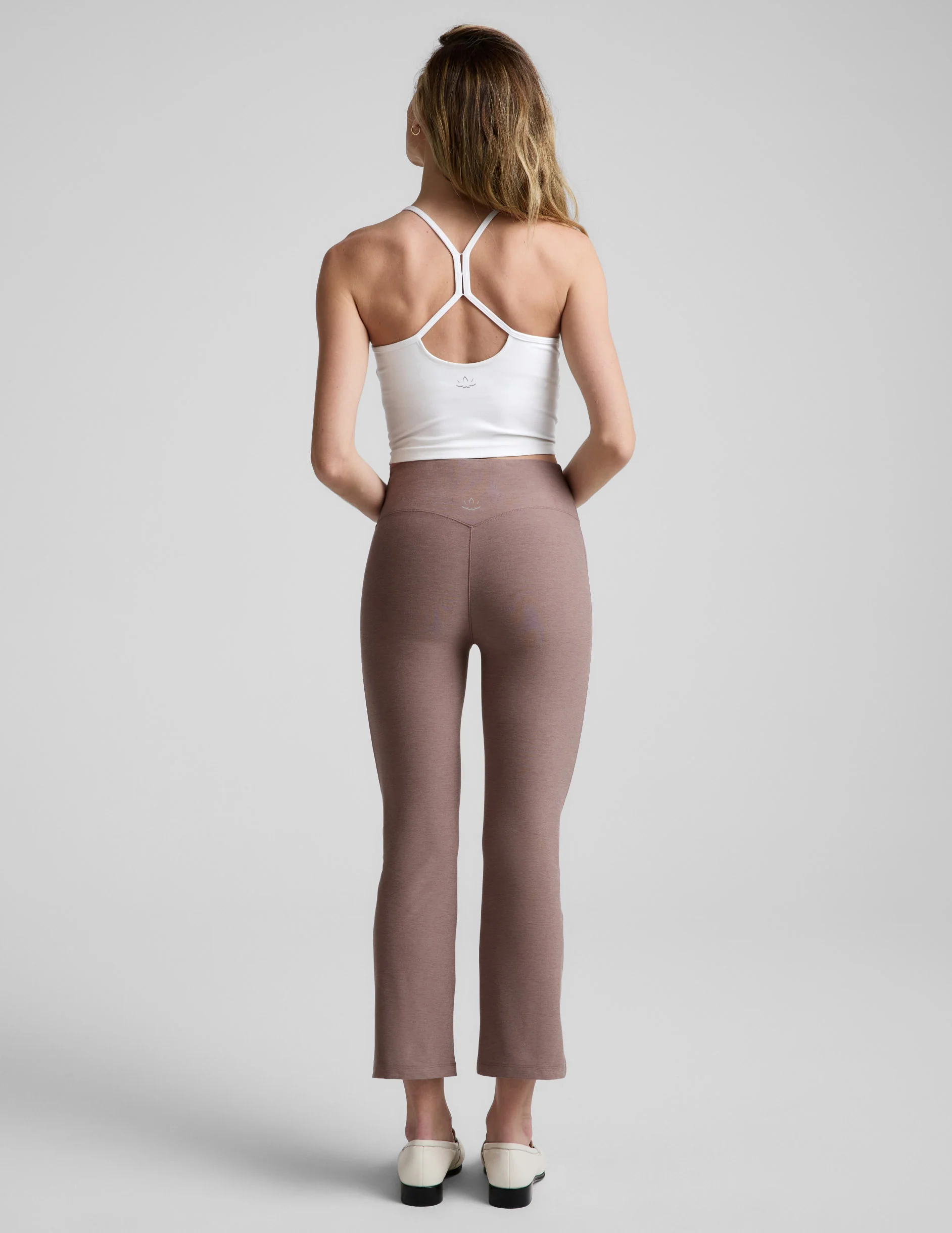 Spacedye Pintuck Kick Flare High Waisted Pant - Image 4
