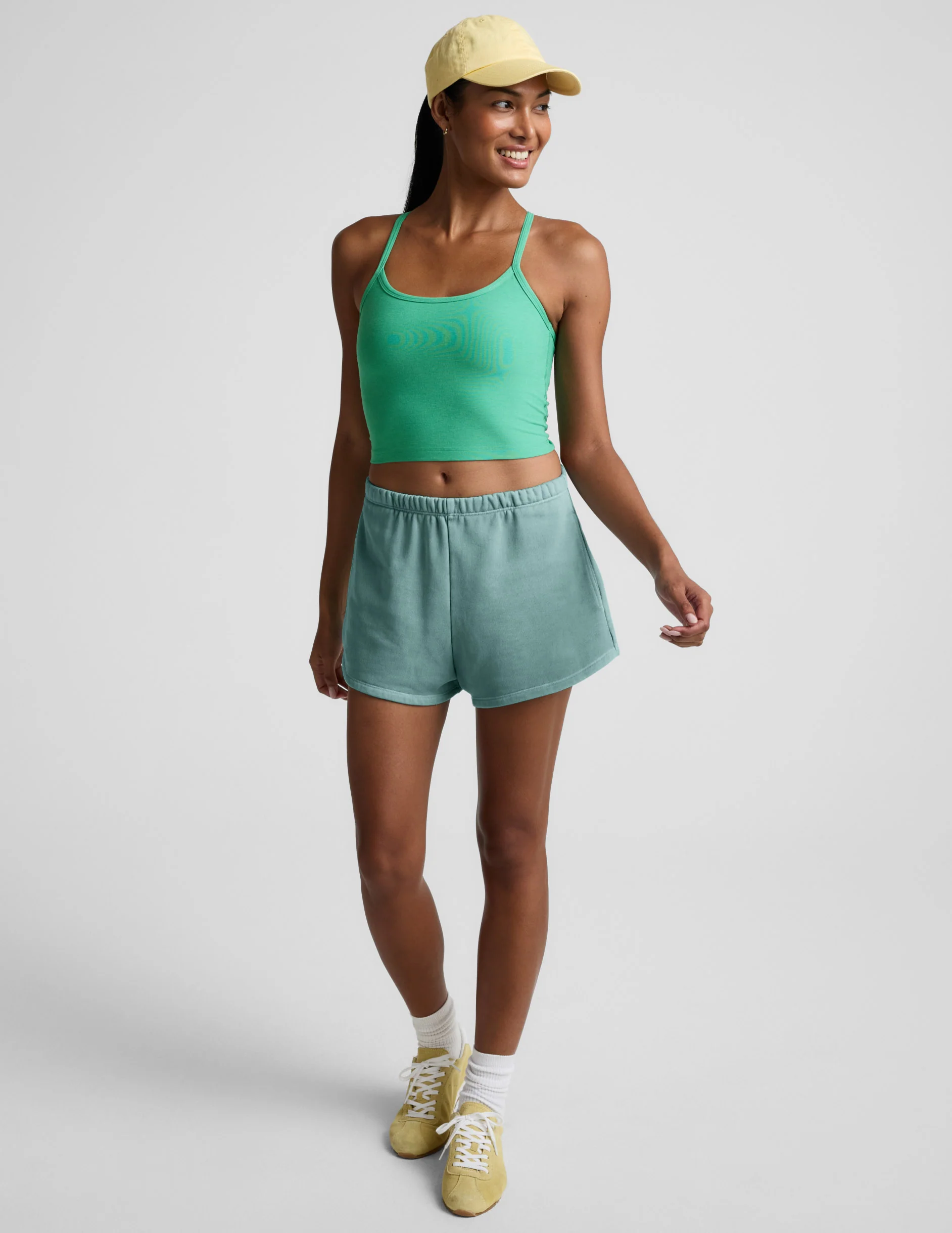 Spacedye Slim Racerback Cropped Tank - Image 3