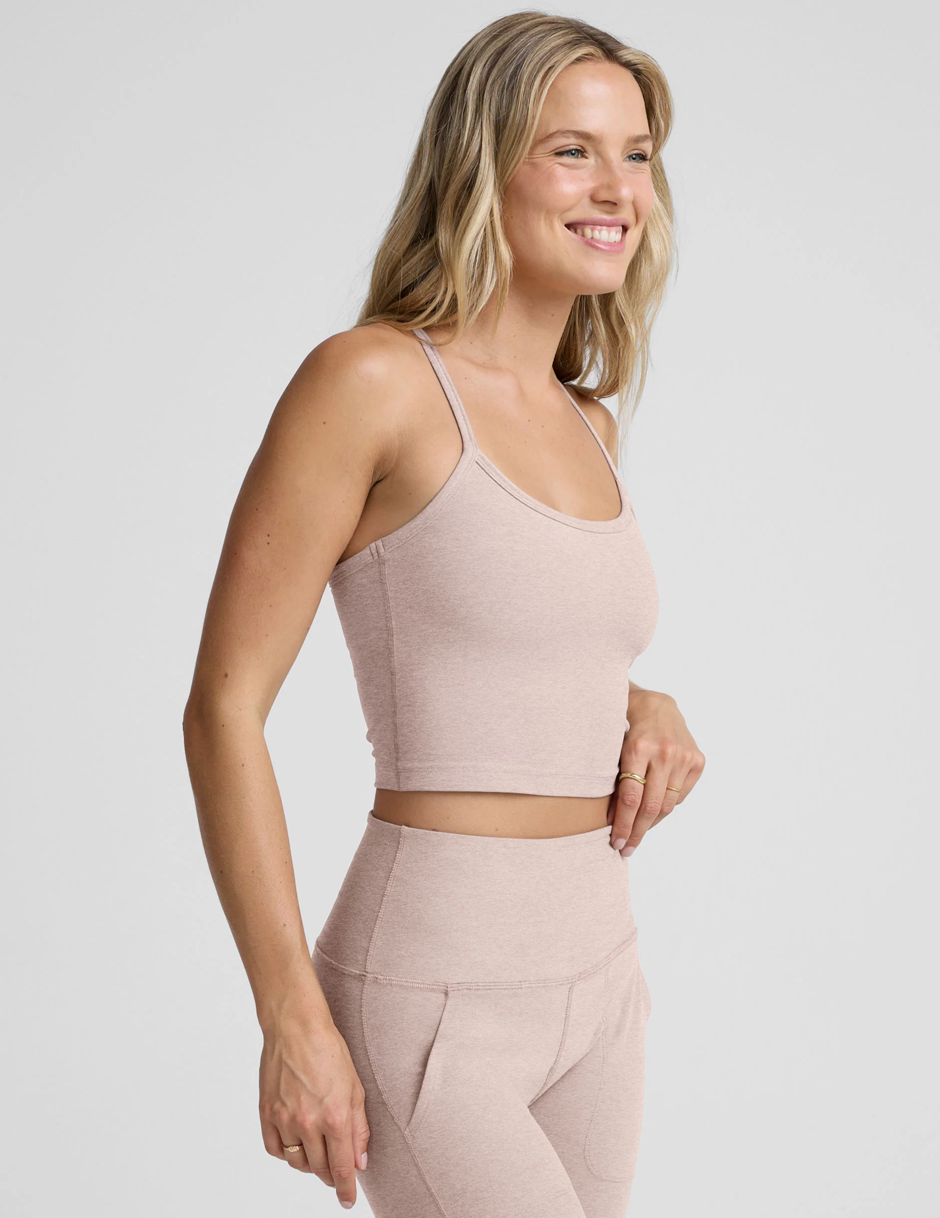 Spacedye Slim Racerback Cropped Tank - Image 4