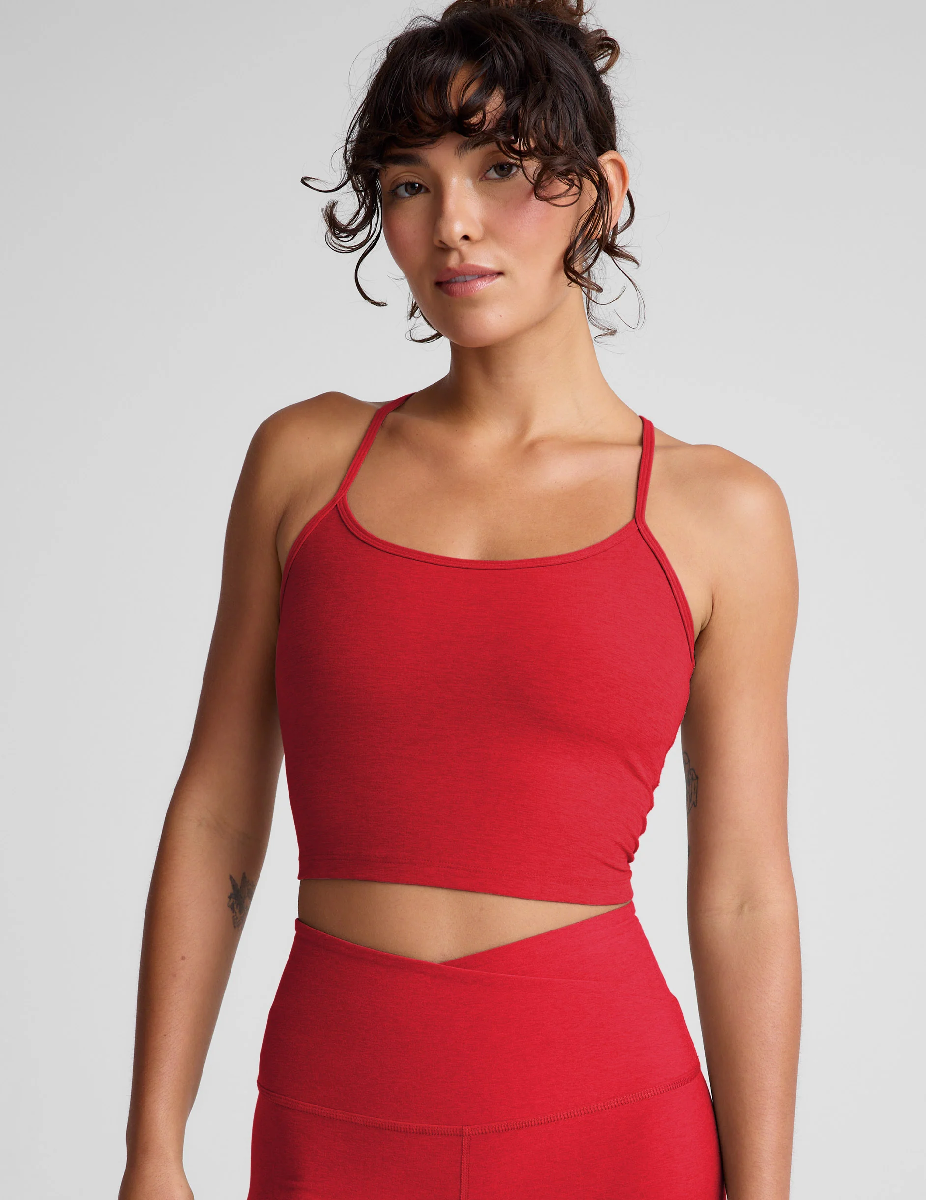 Spacedye Slim Racerback Cropped Tank - Image 2
