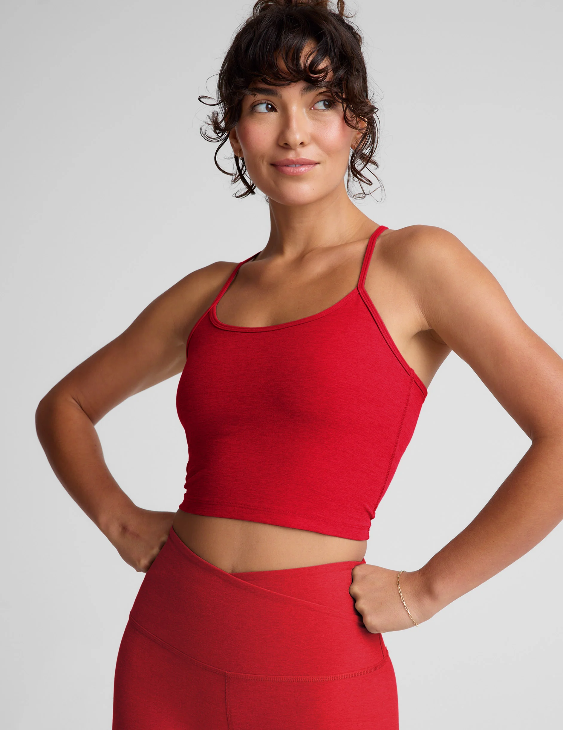 Spacedye Slim Racerback Cropped Tank - Image 3
