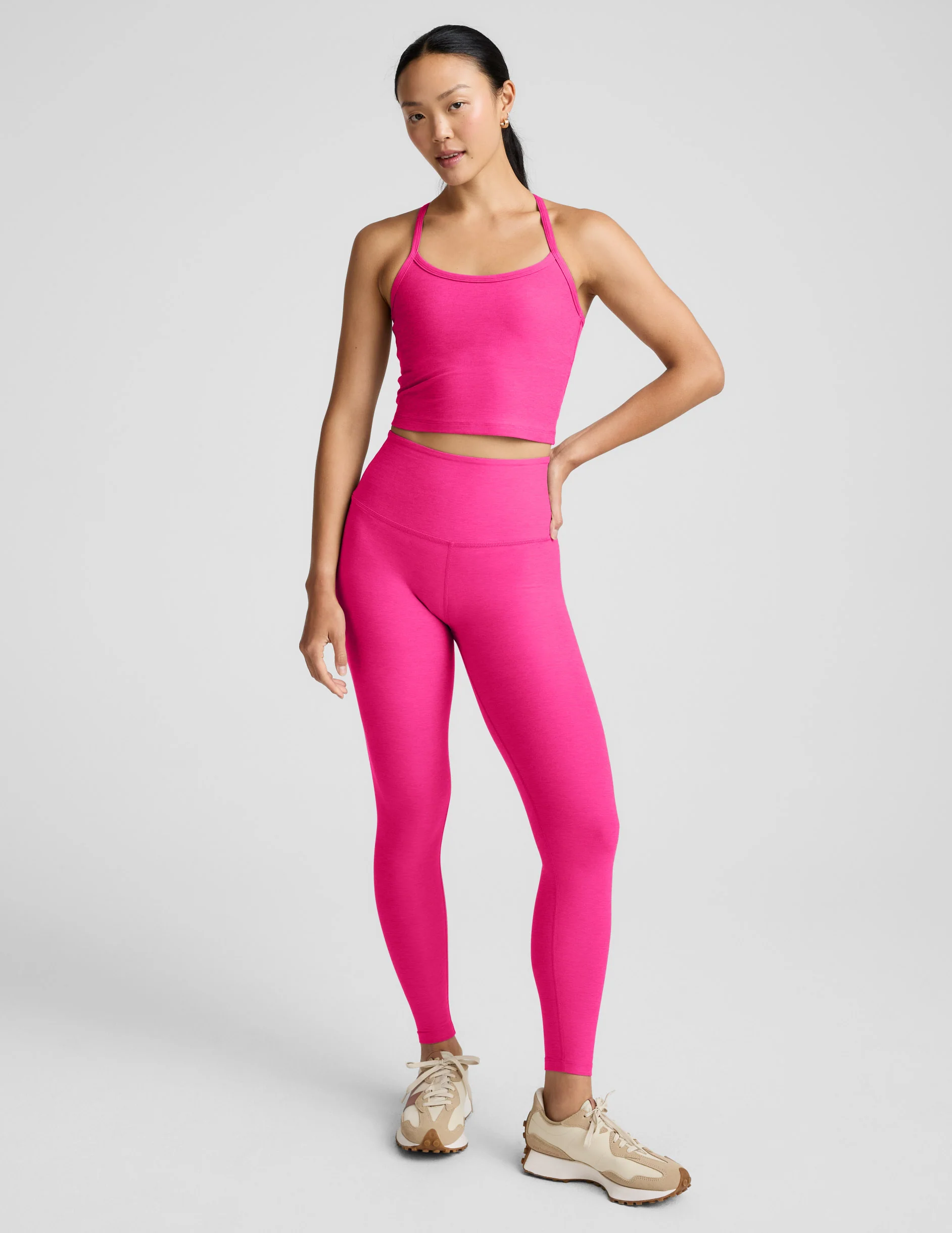 Spacedye Slim Racerback Cropped Tank - Image 2
