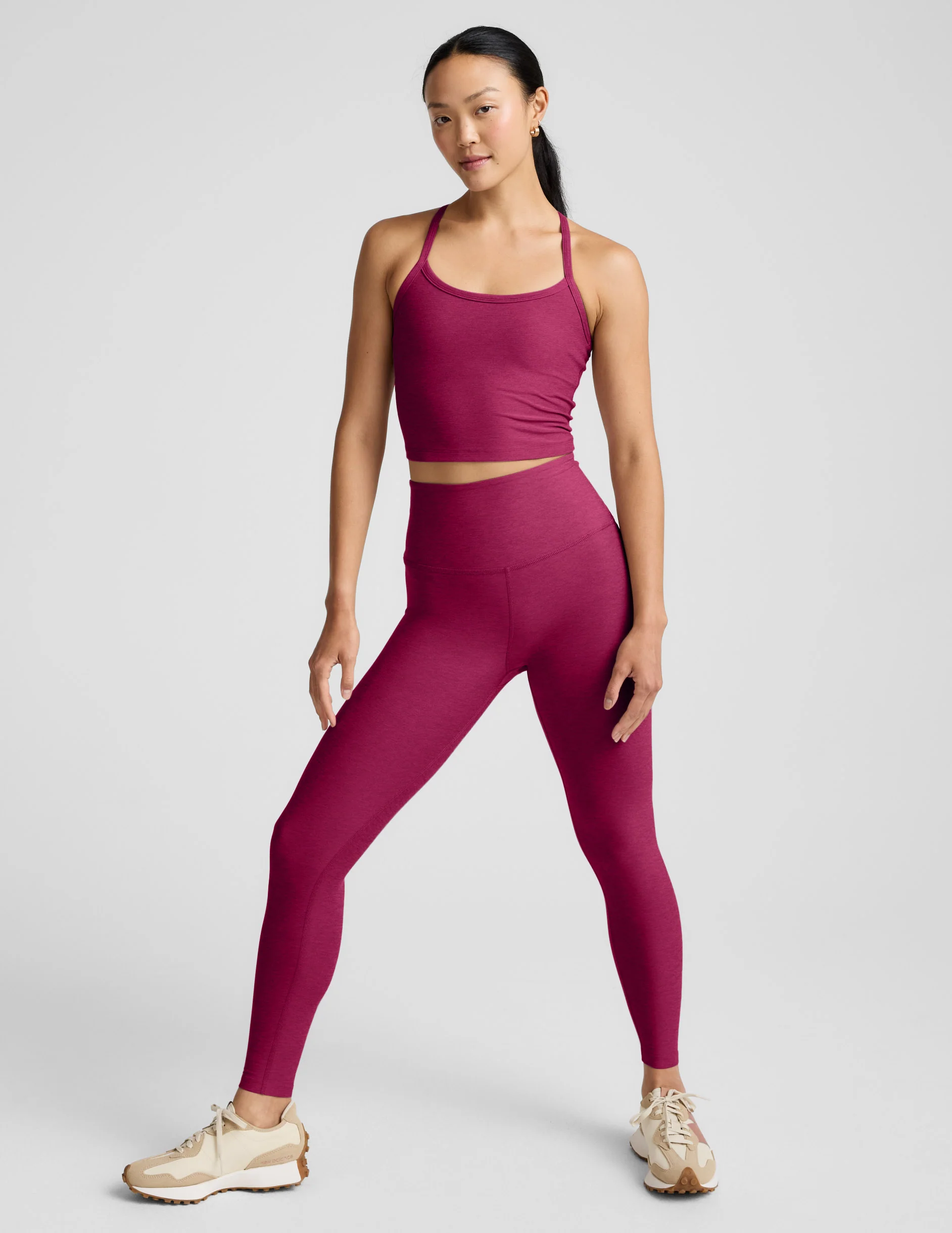 Spacedye Slim Racerback Cropped Tank - Image 3