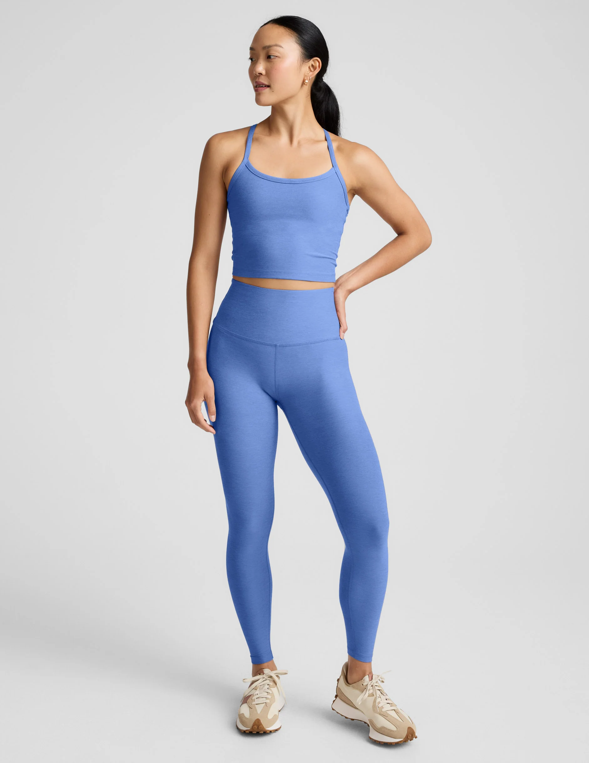 Spacedye Slim Racerback Cropped Tank - Image 2