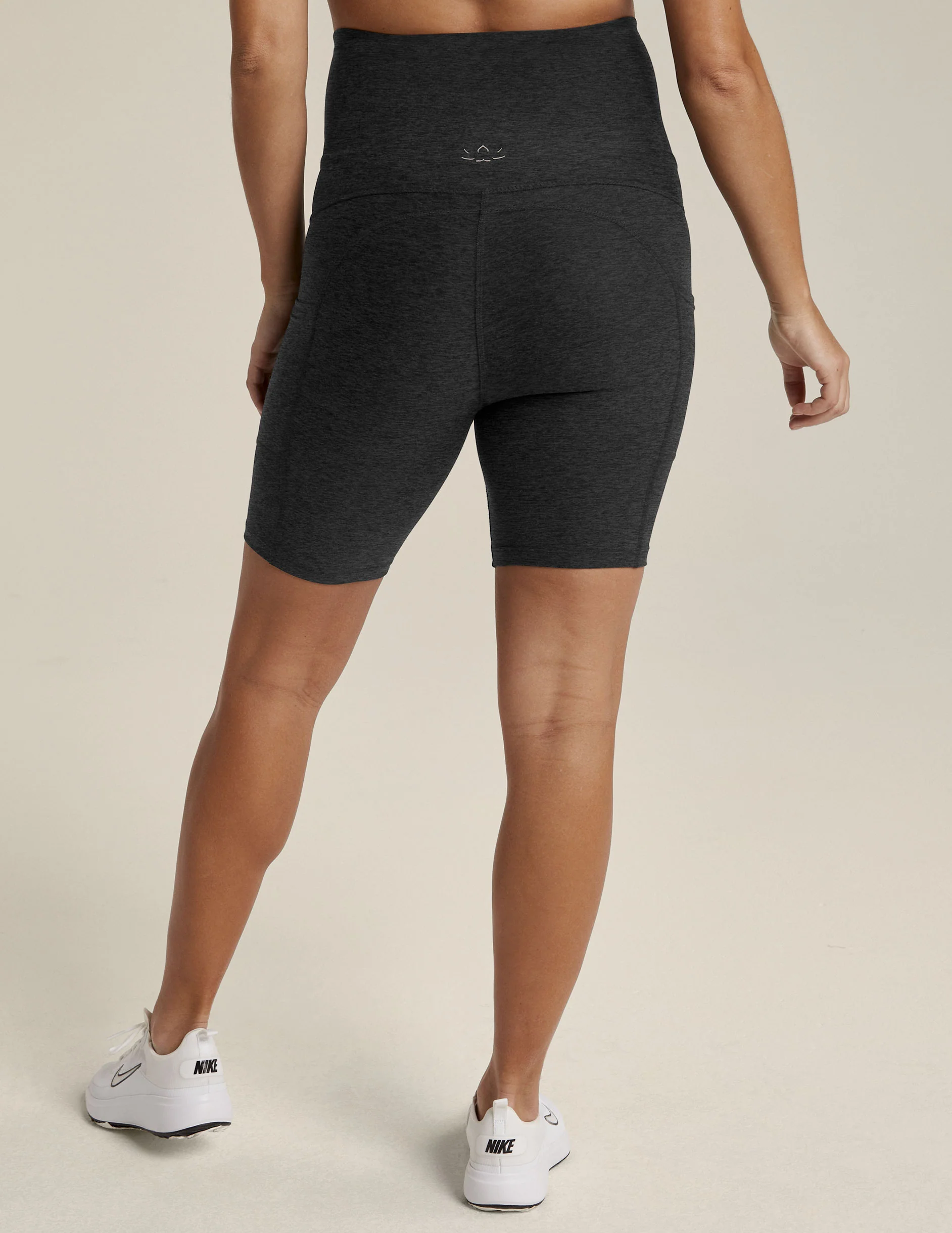 Spacedye Pockets Forever Maternity Biker Short - Image 3