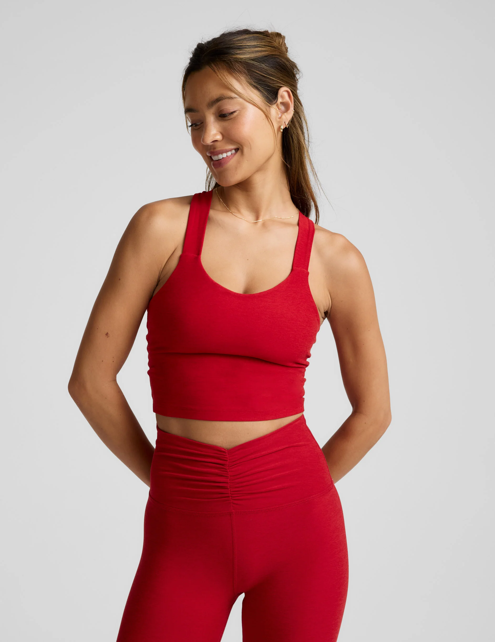 Spacedye Twist Through Cropped Tank - Image 2