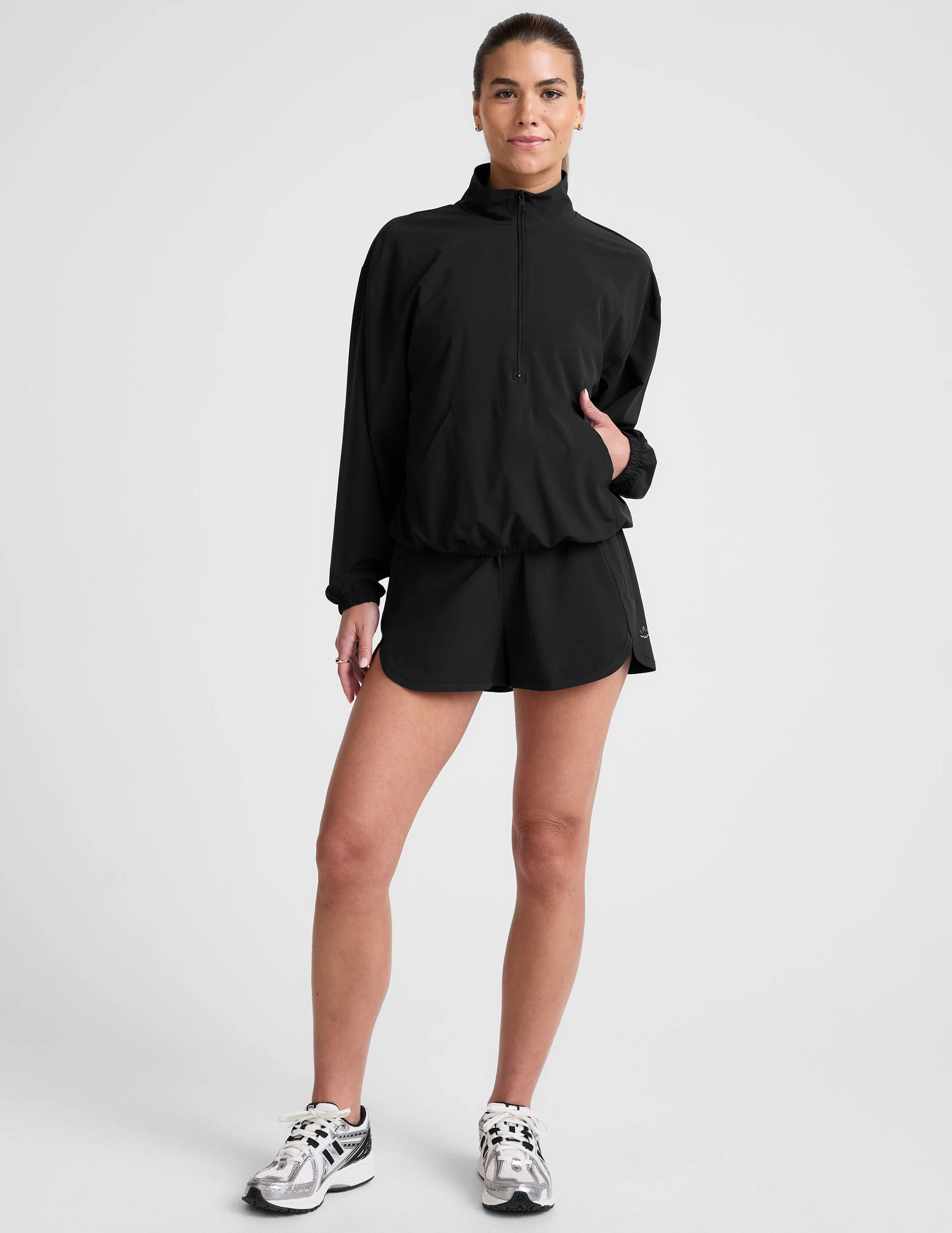 Stretch Woven In Stride Half Zip Pullover - Image 6