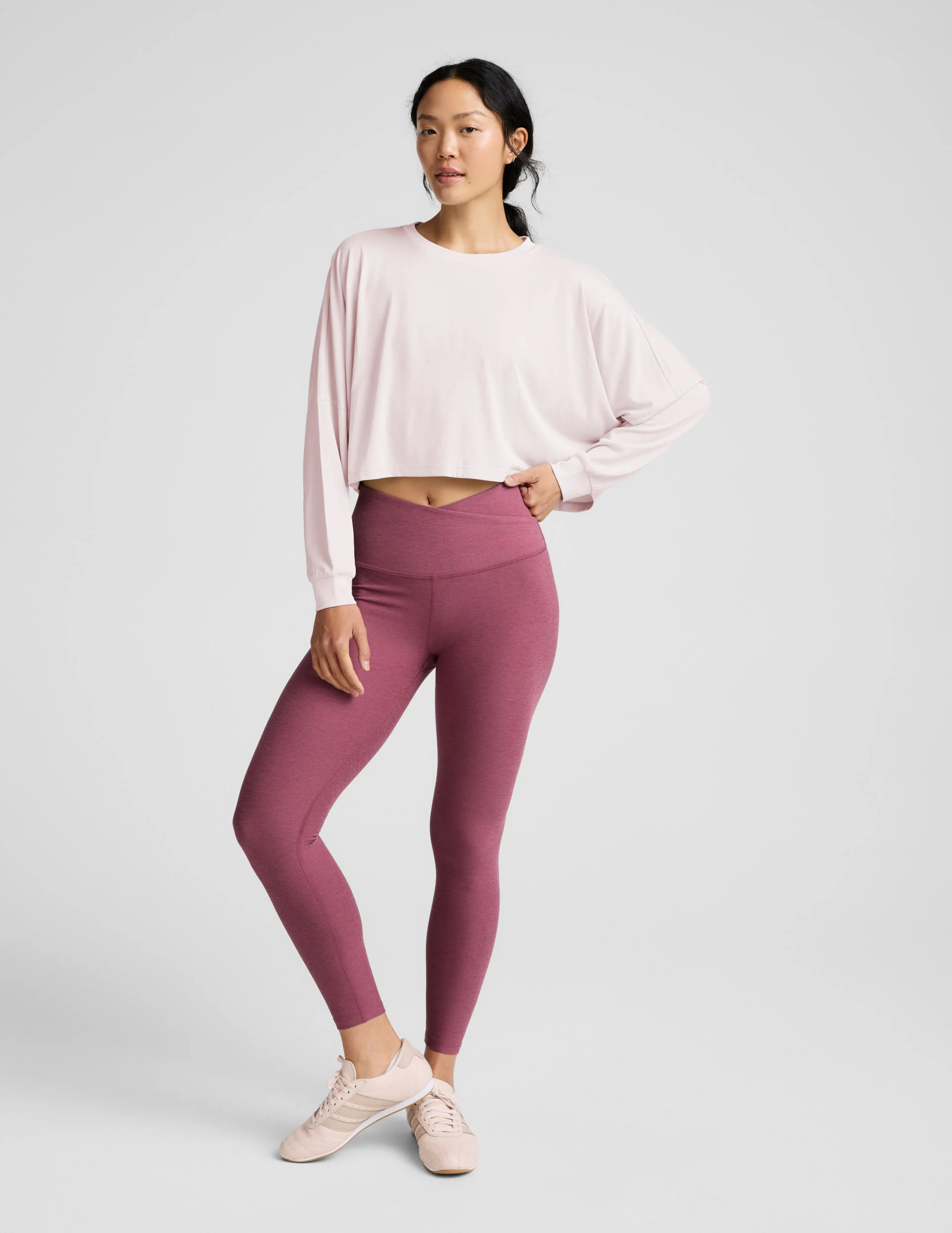 Studio Luxe Cropped Long Sleeve Tee - Image 3