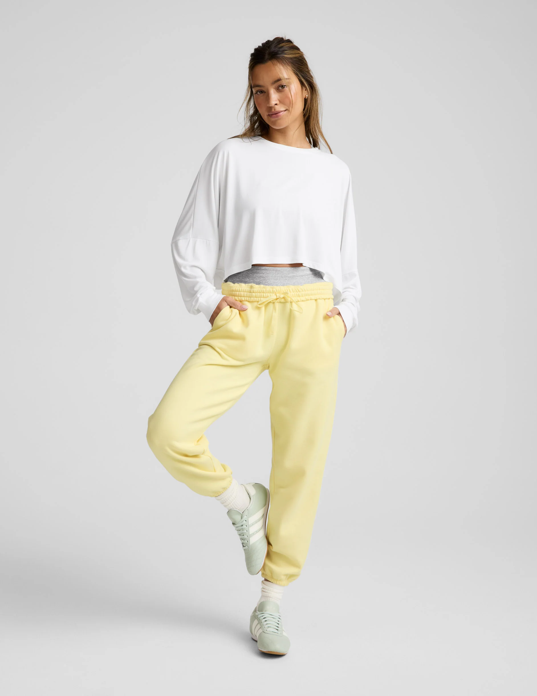 Studio Luxe Cropped Long Sleeve Tee - Image 3