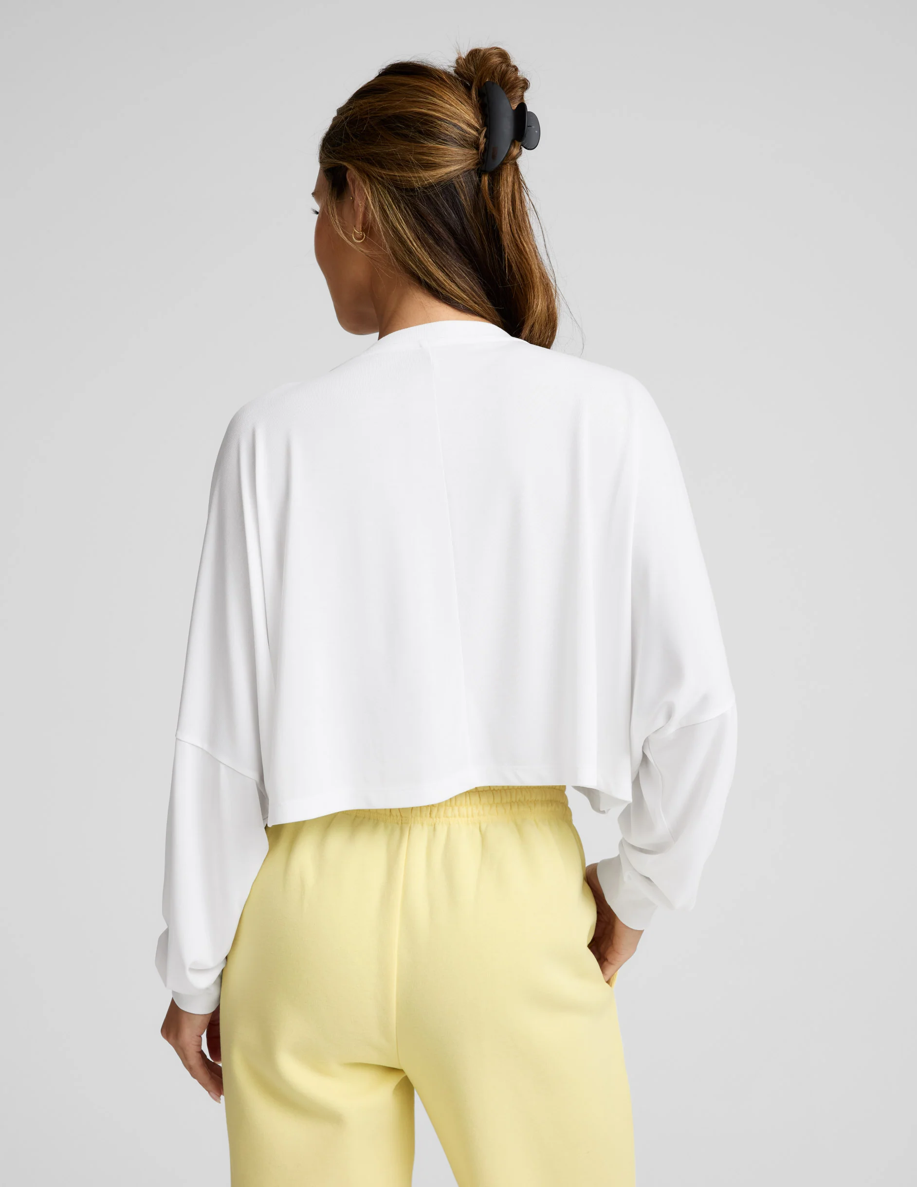 Studio Luxe Cropped Long Sleeve Tee - Image 4
